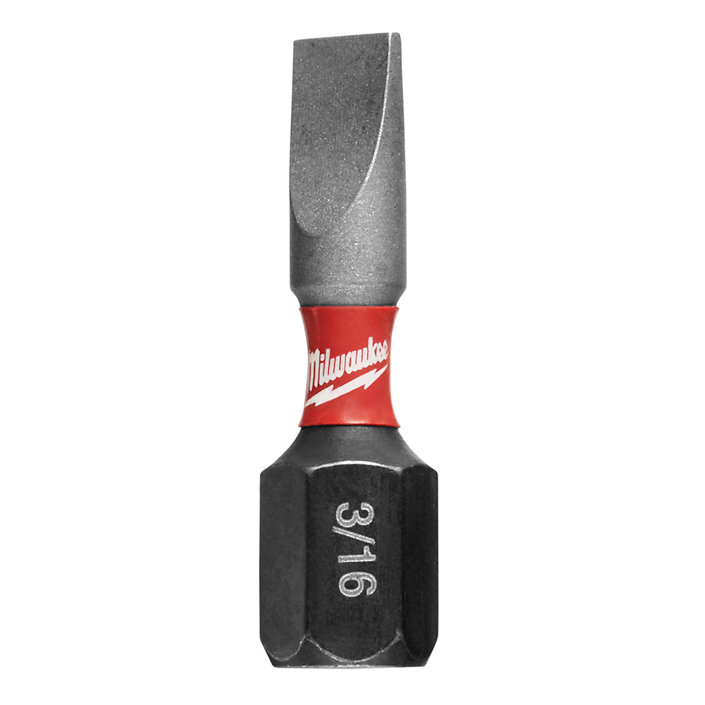 SHOCKWAVE Impact Slotted 3/16 in. Insert Bits 25PK