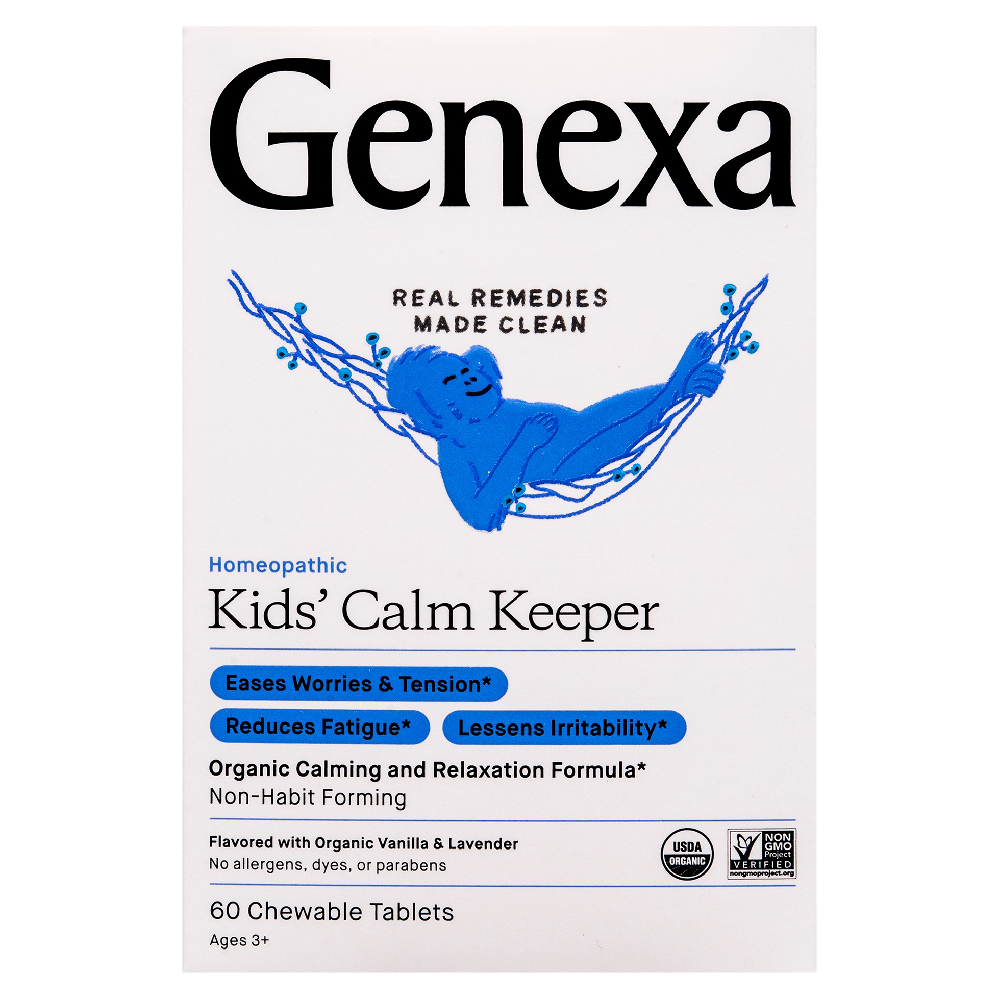 GENEXA KIDS' CALM KEEPER ORGANIC CALMING MEDICINE