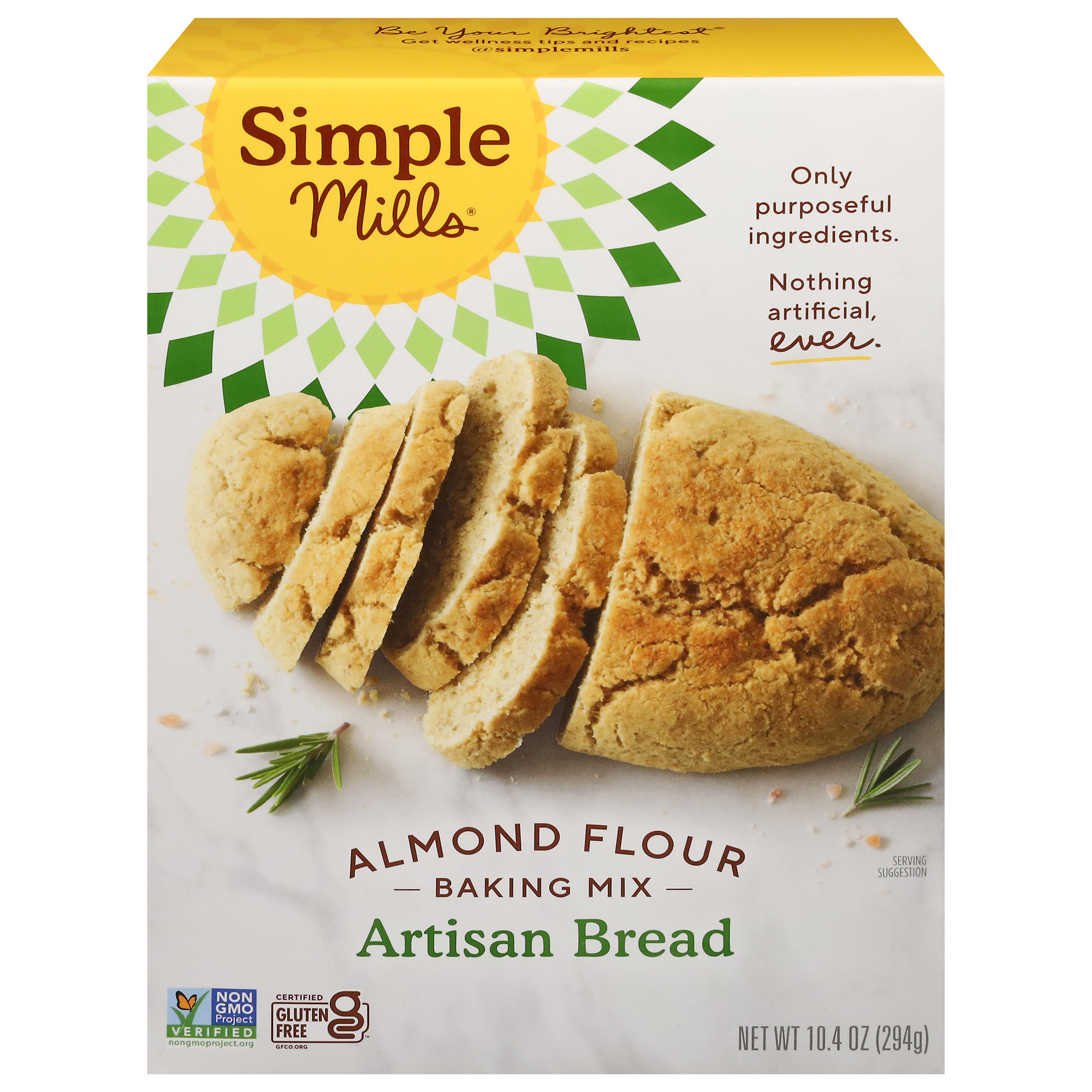 Simple Mills Almond Flour Artisan Bread Baking Mix