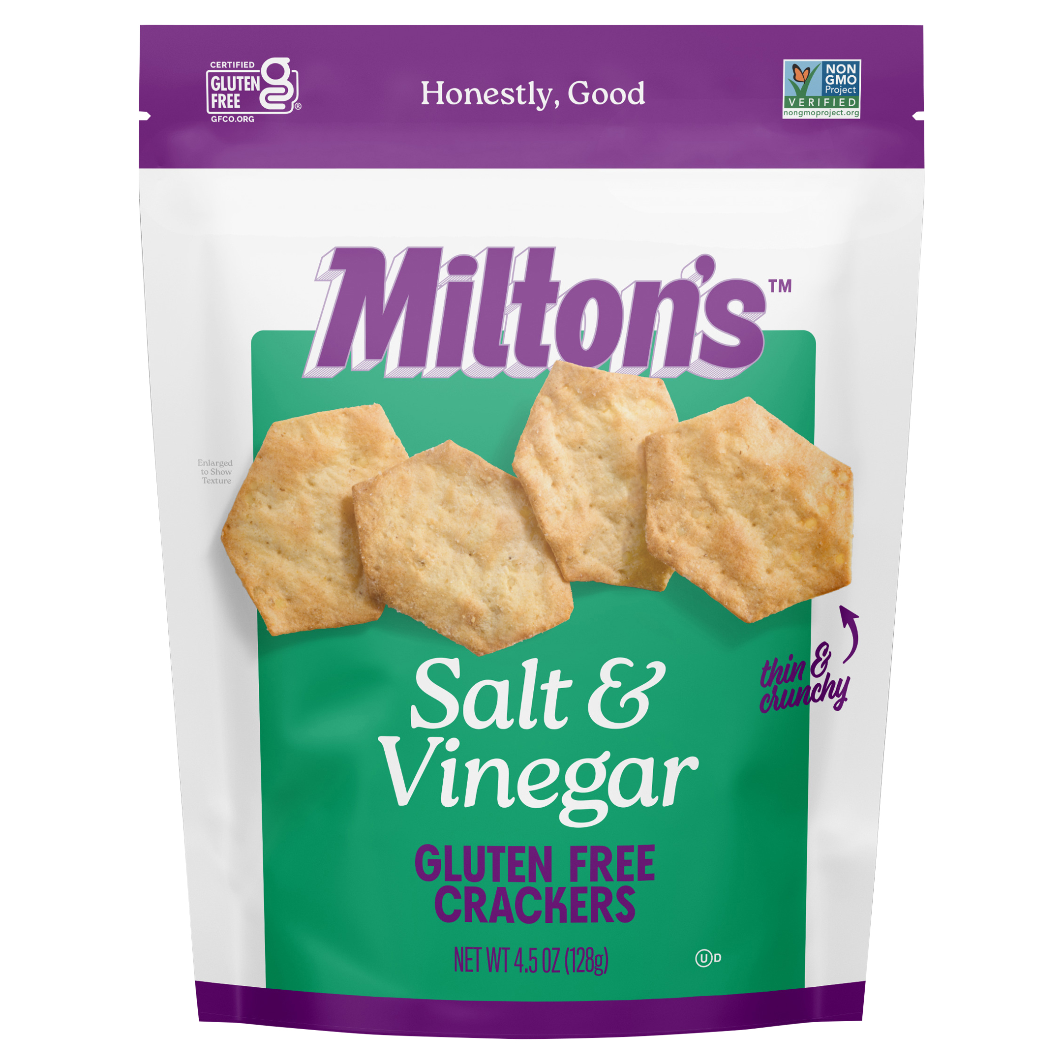 Milton's Gluten Free Crackers - Salt & Vinegar,