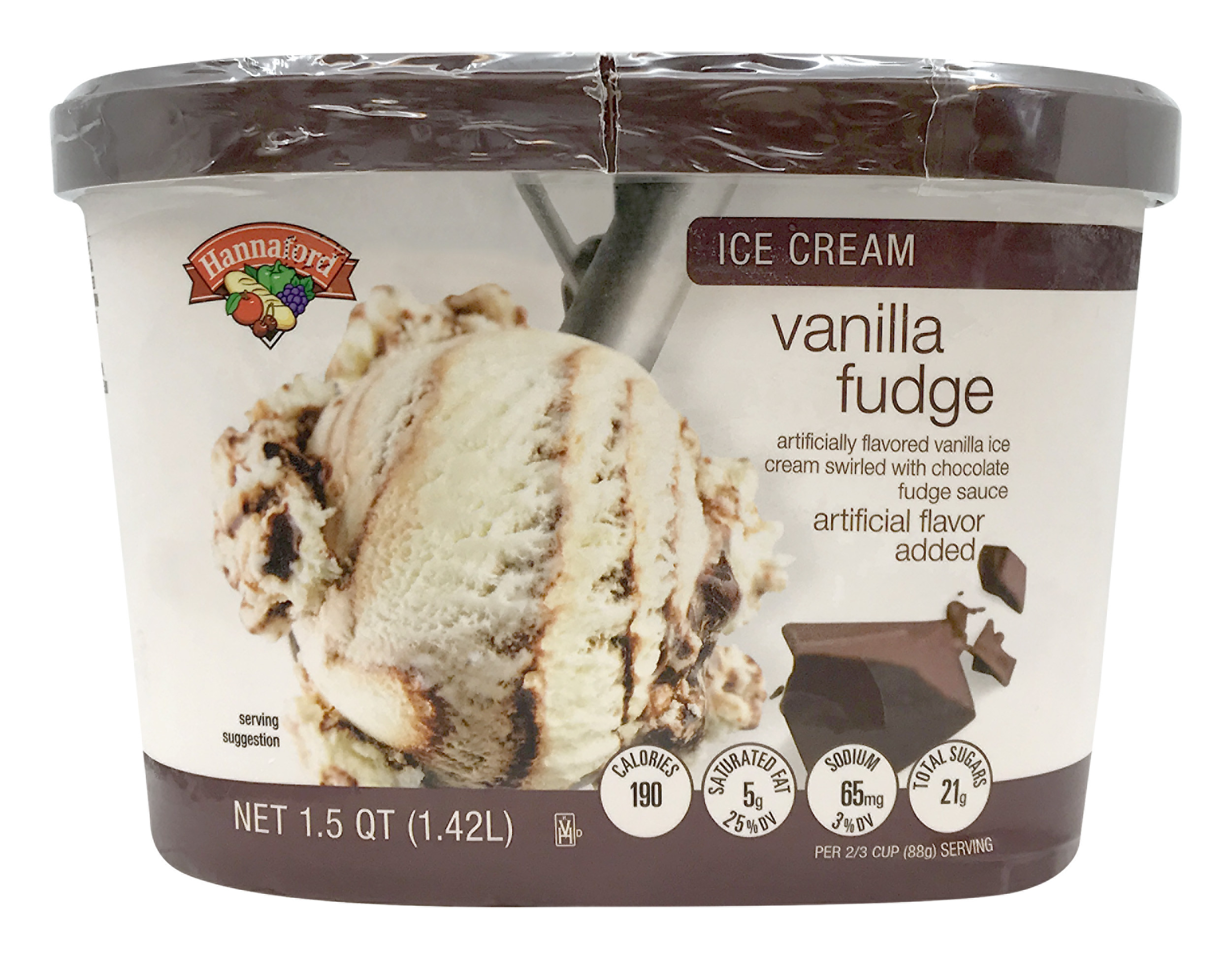 Hannaford Ice Cream, Vanilla Fudge