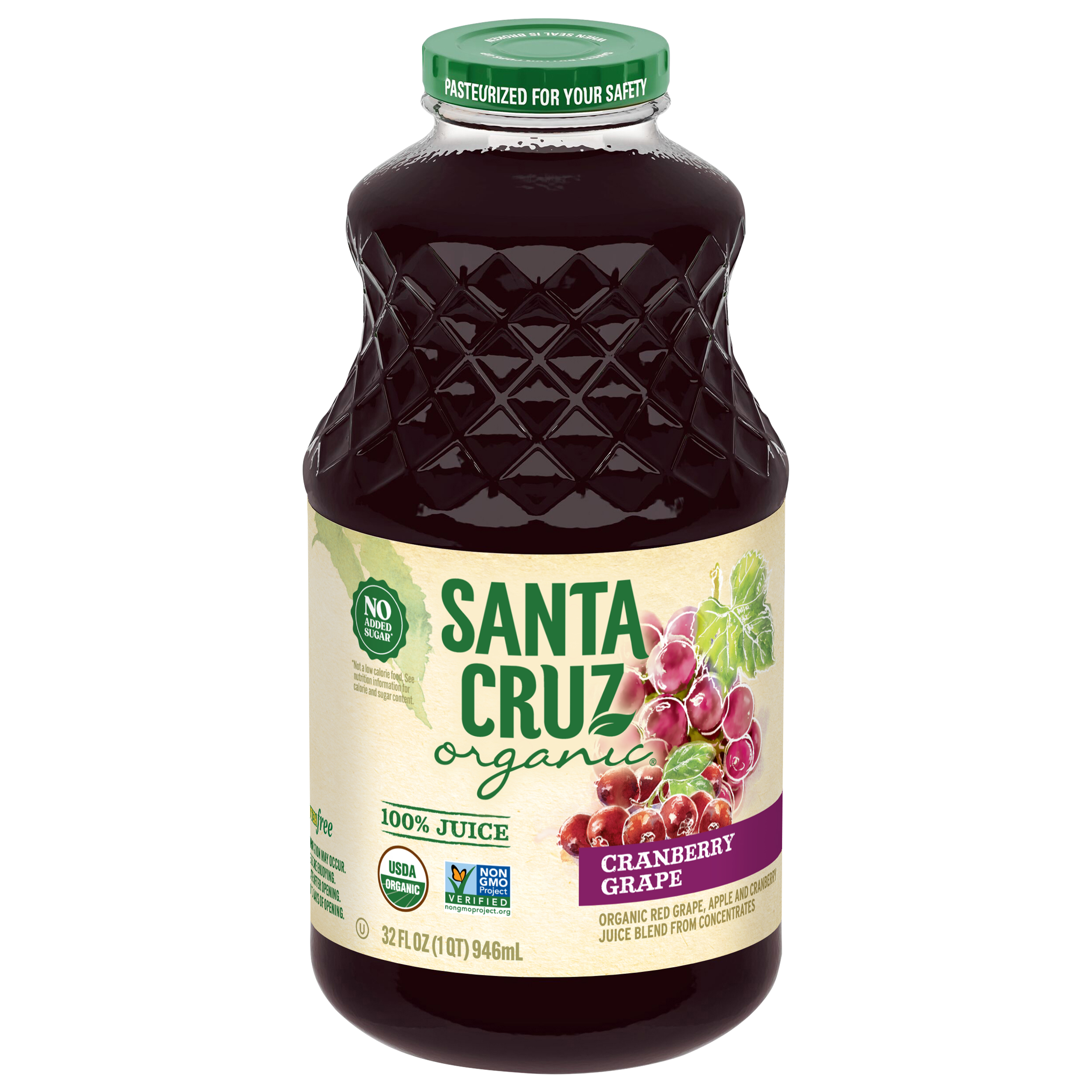 Santa Cruz Organic Cranberry Grape 100% Juice