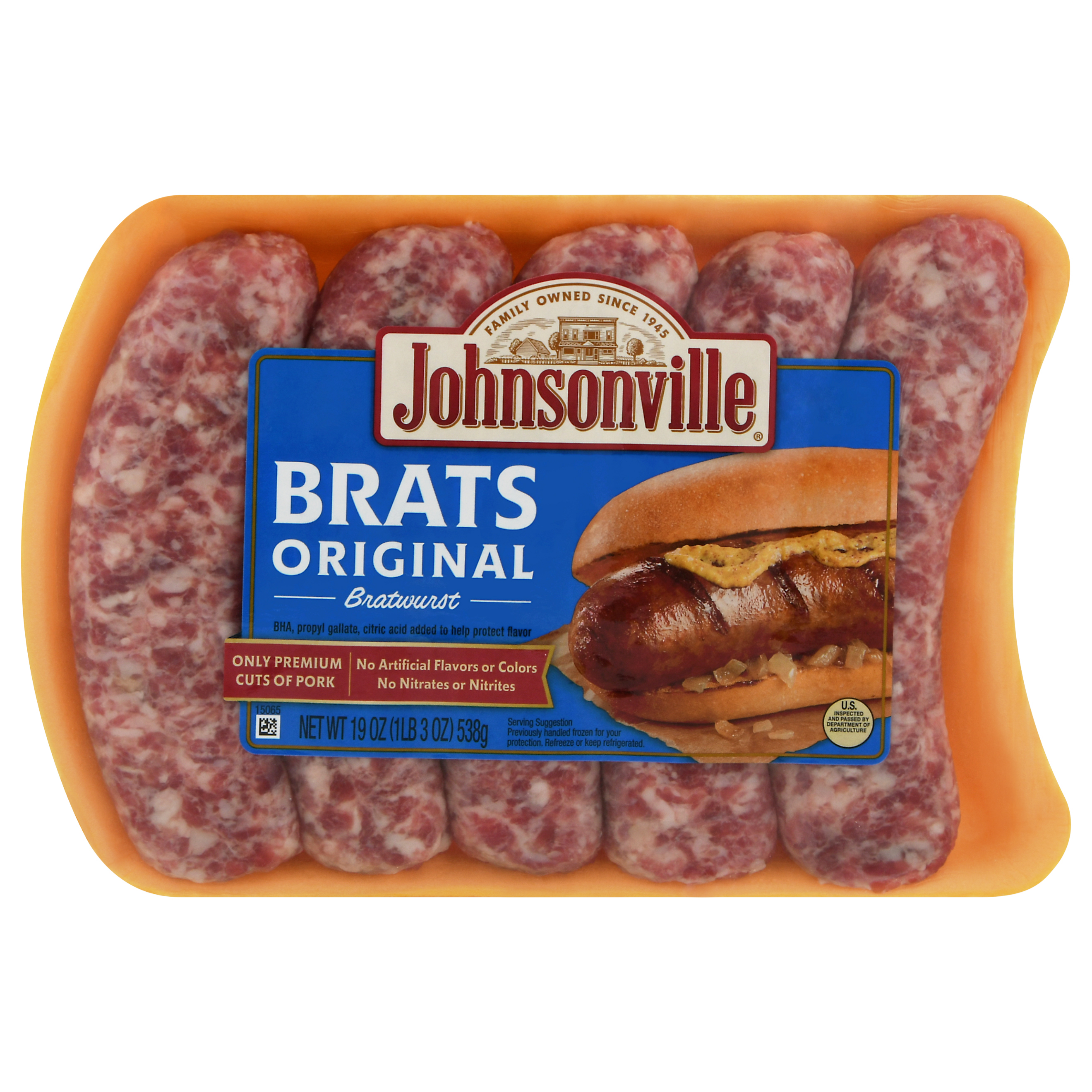 Johnsonville Original Bratwursts 19 oz