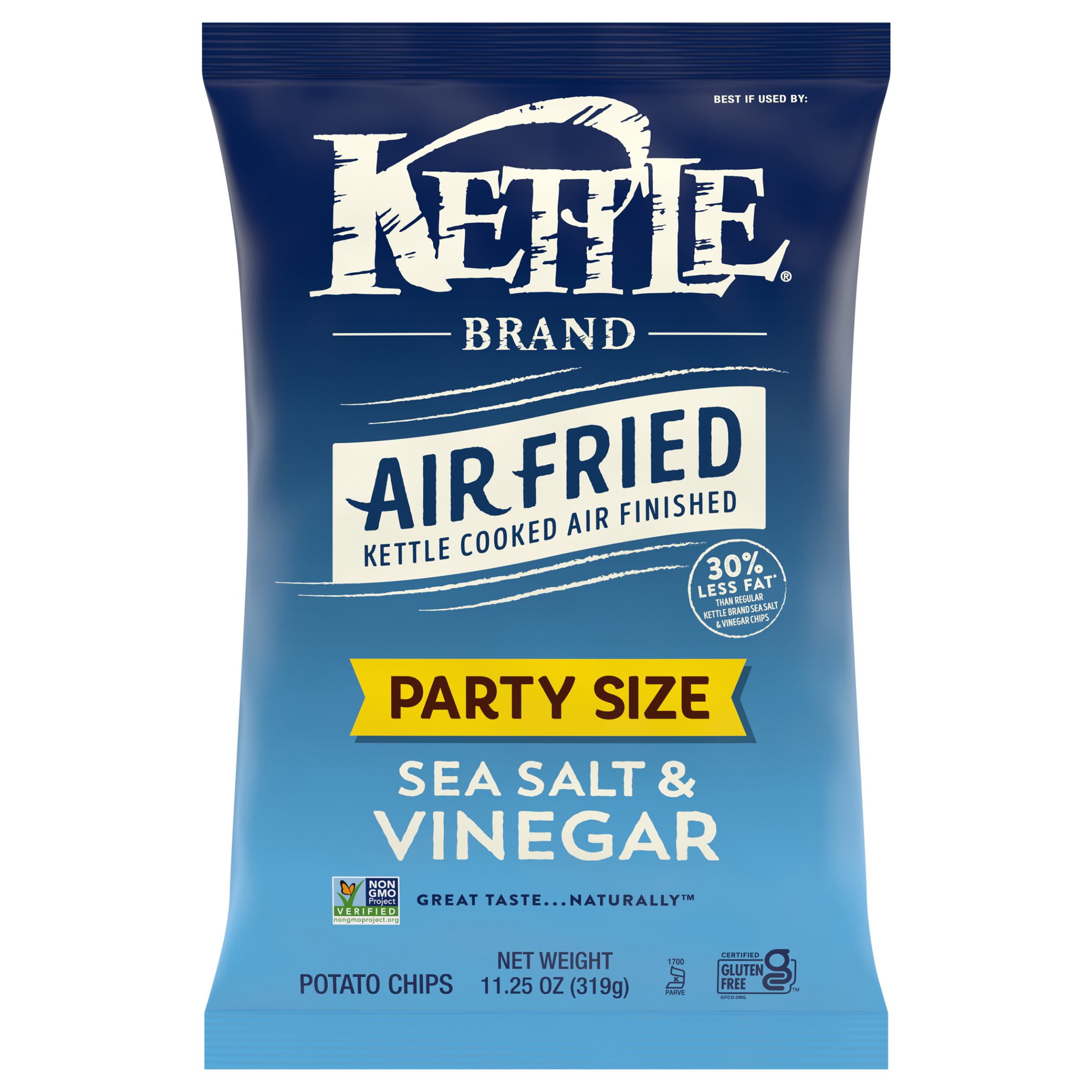 Kettle Brand Sea Salt & Vinegar Potato Chips Party Size