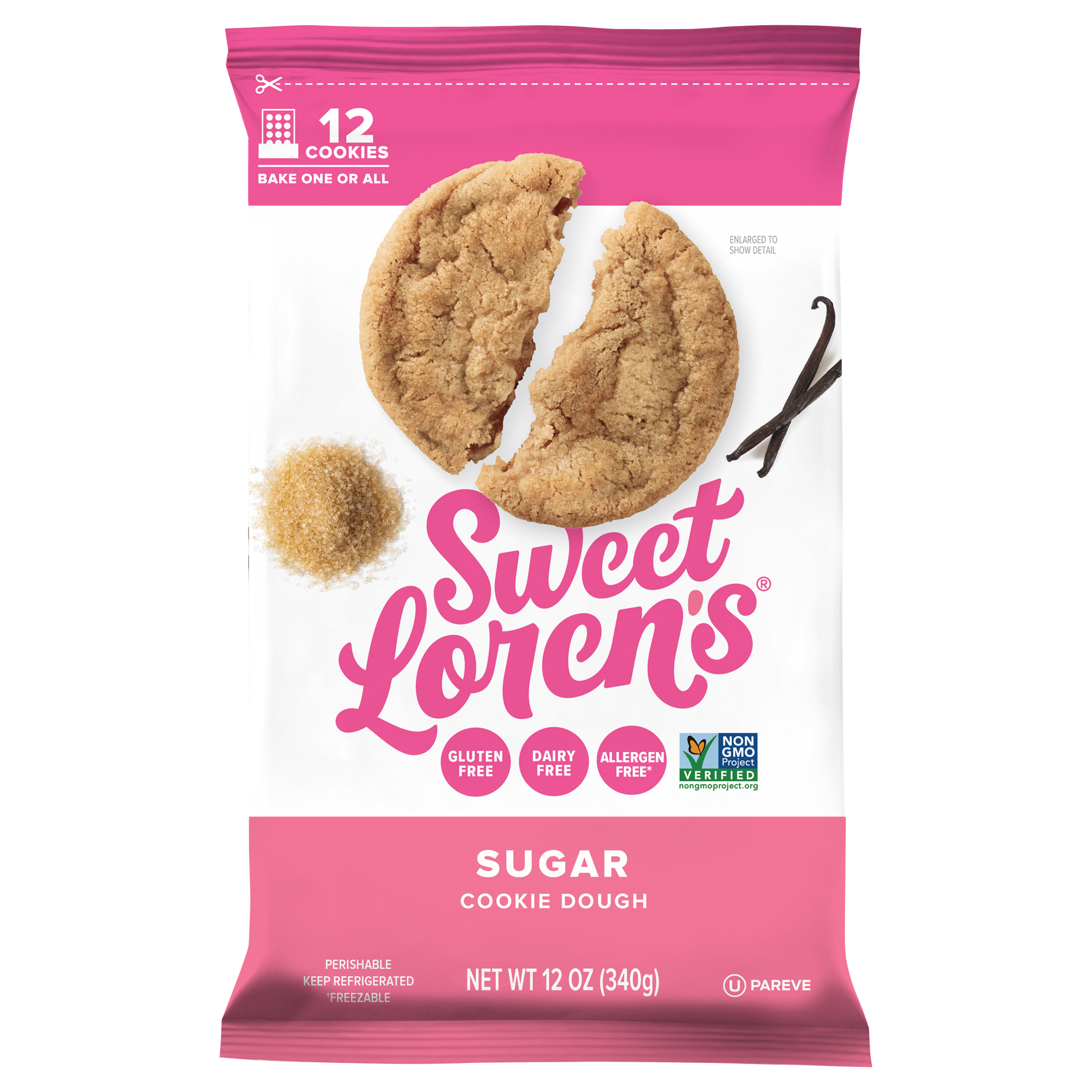 Sweet Loren's Gluten Free & Vegan Sugar Cookie Dough,
