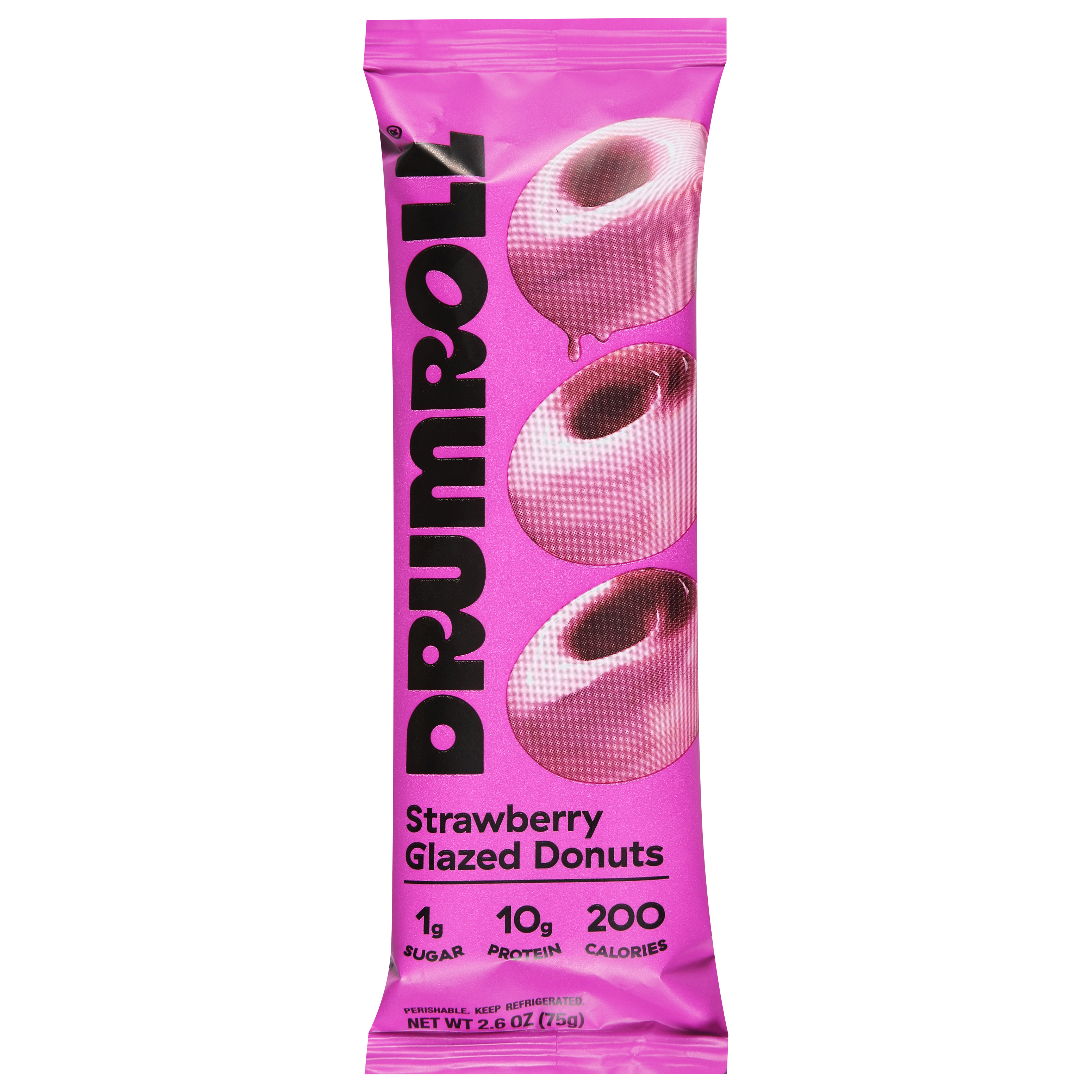 Drumroll Strawberry Glazed Donuts