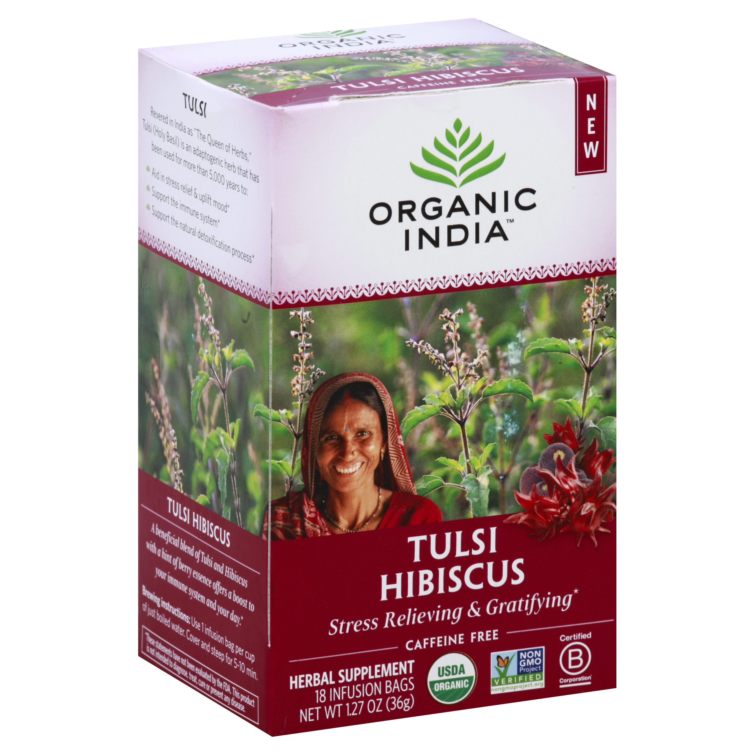Organic India Tulsi Hibiscus