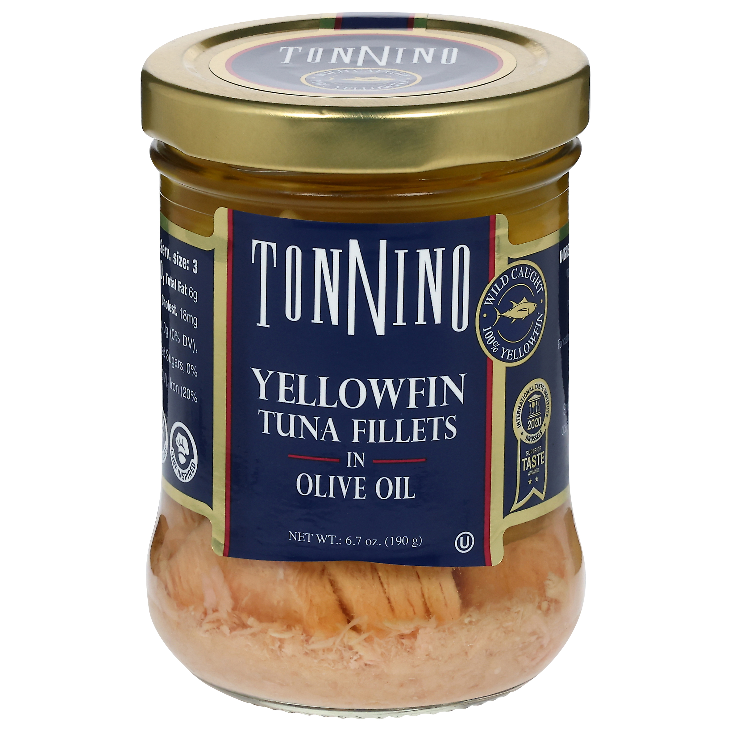 Tonnino Yellowfin Tuna Fillets in Olive Oil