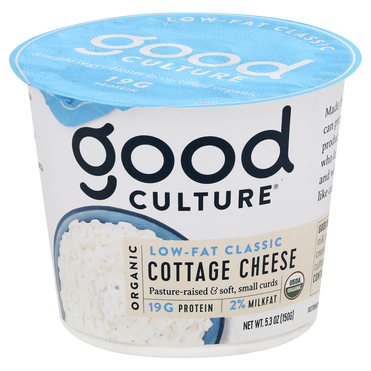 Good Culture Low-Fat Classic Organic Cottage Cheese