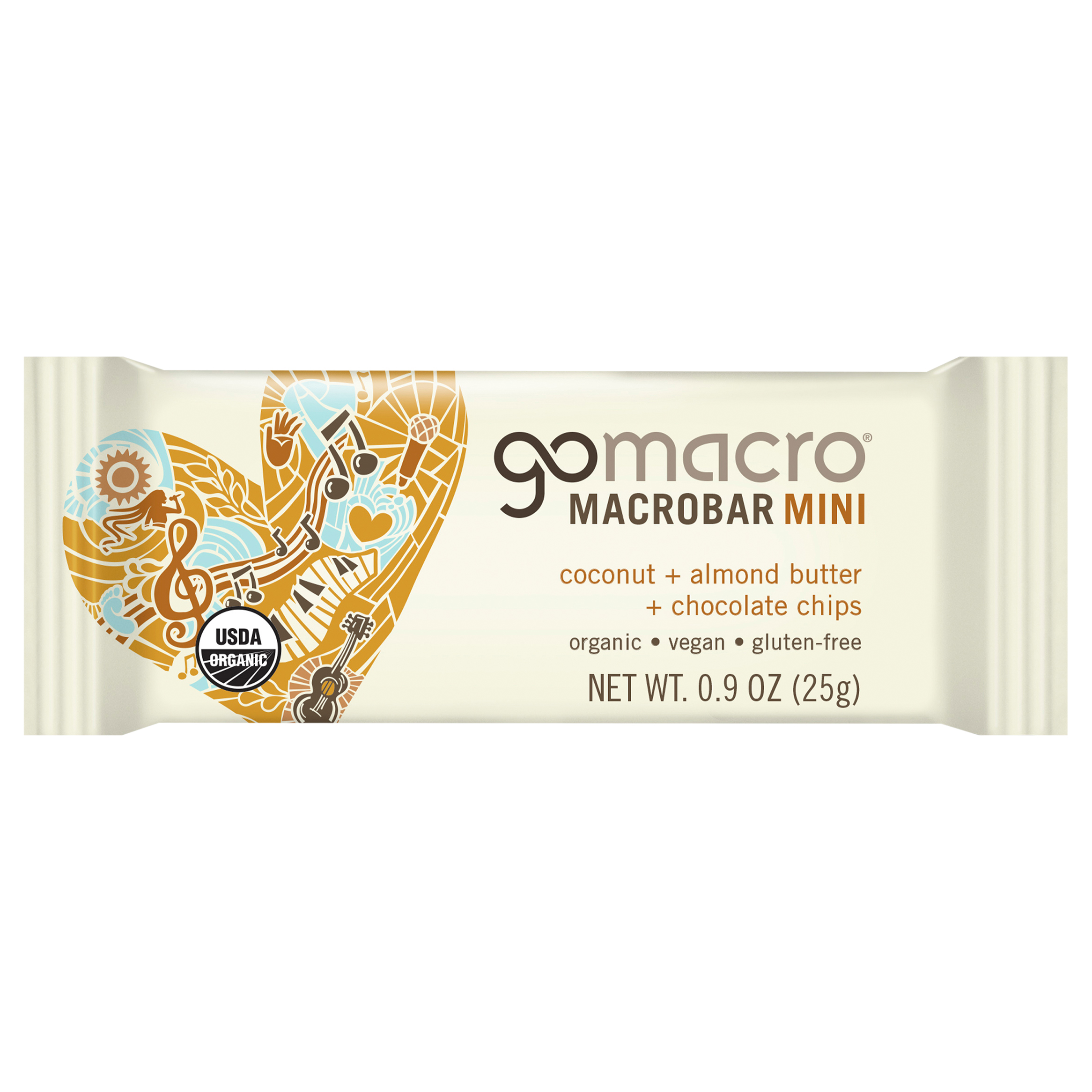 GoMacro Coconut + Almond Butter + Chocolate Chips MacroBar Mini