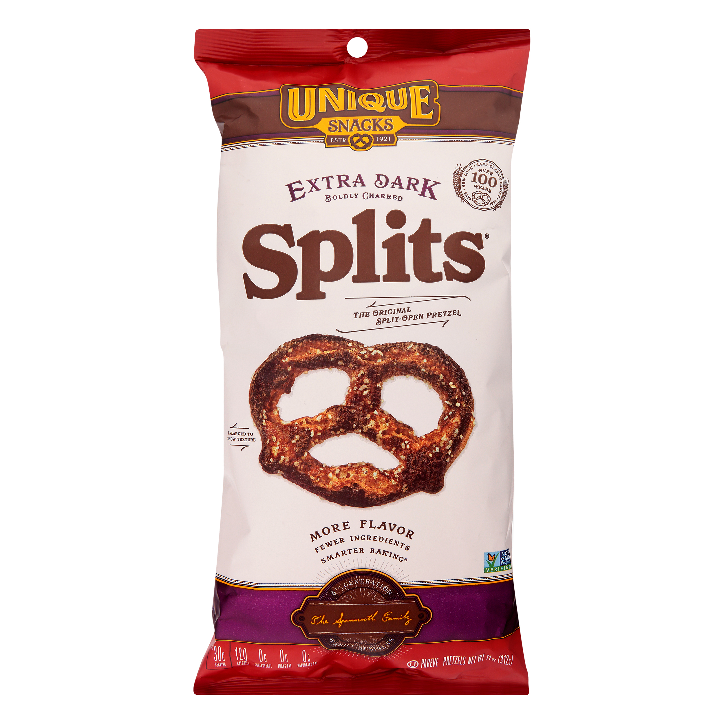 Unique Splits Extra Dark Pretzels