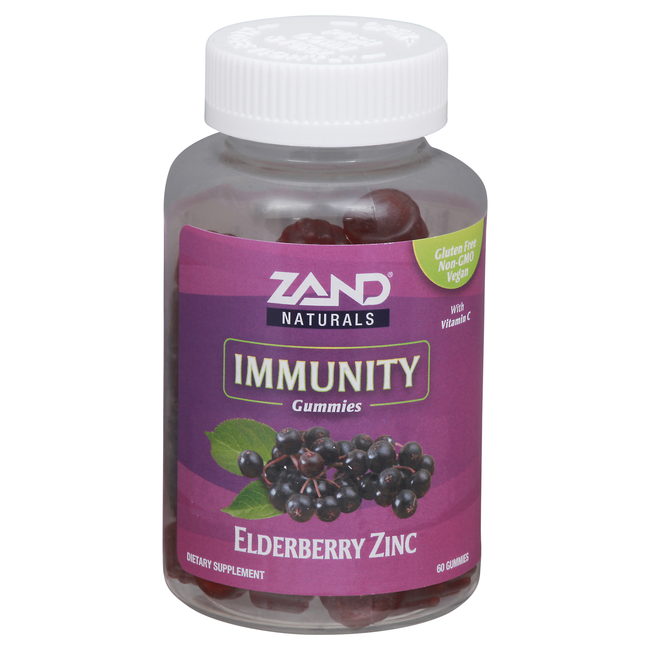 Zand Gummies Naturals Immunity Elderberry Zinc