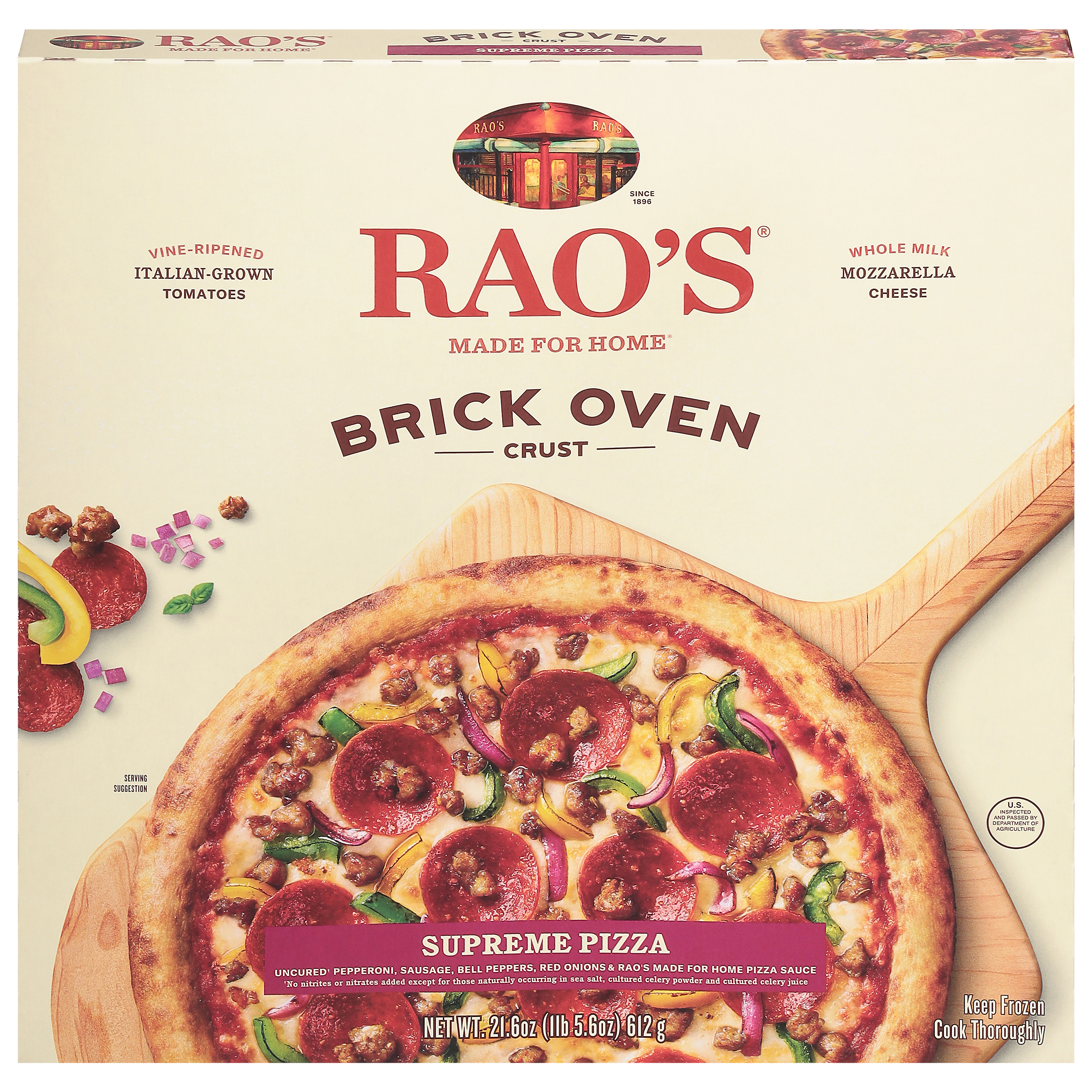 Rao's Made for Home Brick Oven Crust Supreme Pizza