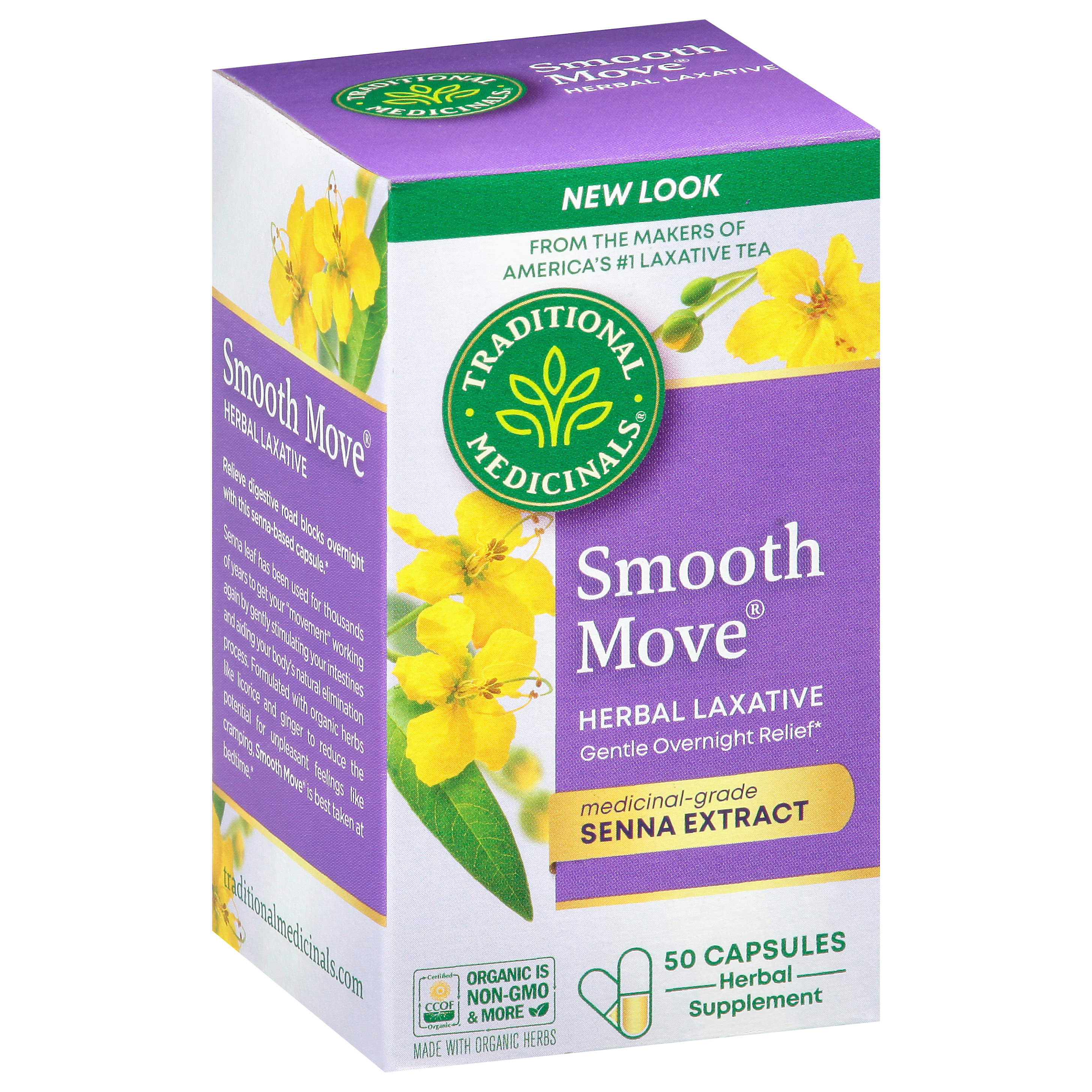 Traditional Medicinals Capsules Smooth Move Herbal Laxative