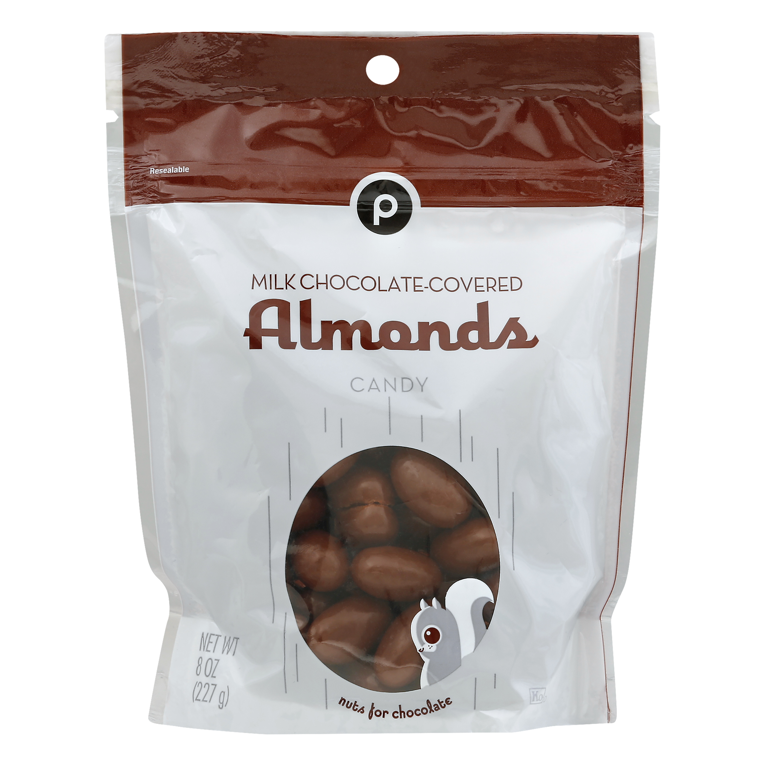 Publix Milk ChocolateCovered Almonds Candy 8 oz BAG