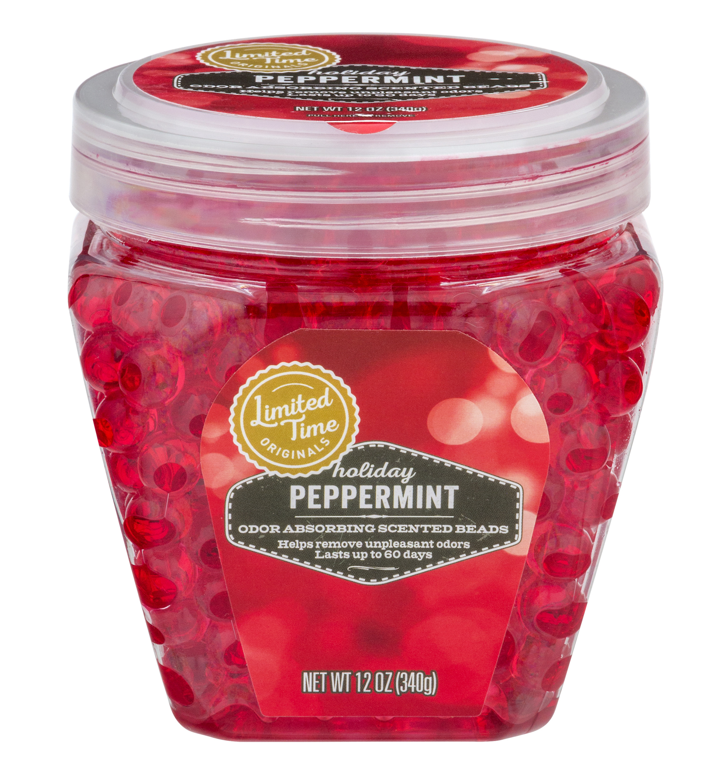 Ahold Holiday Odor Absorbing Scented Beads Peppermint