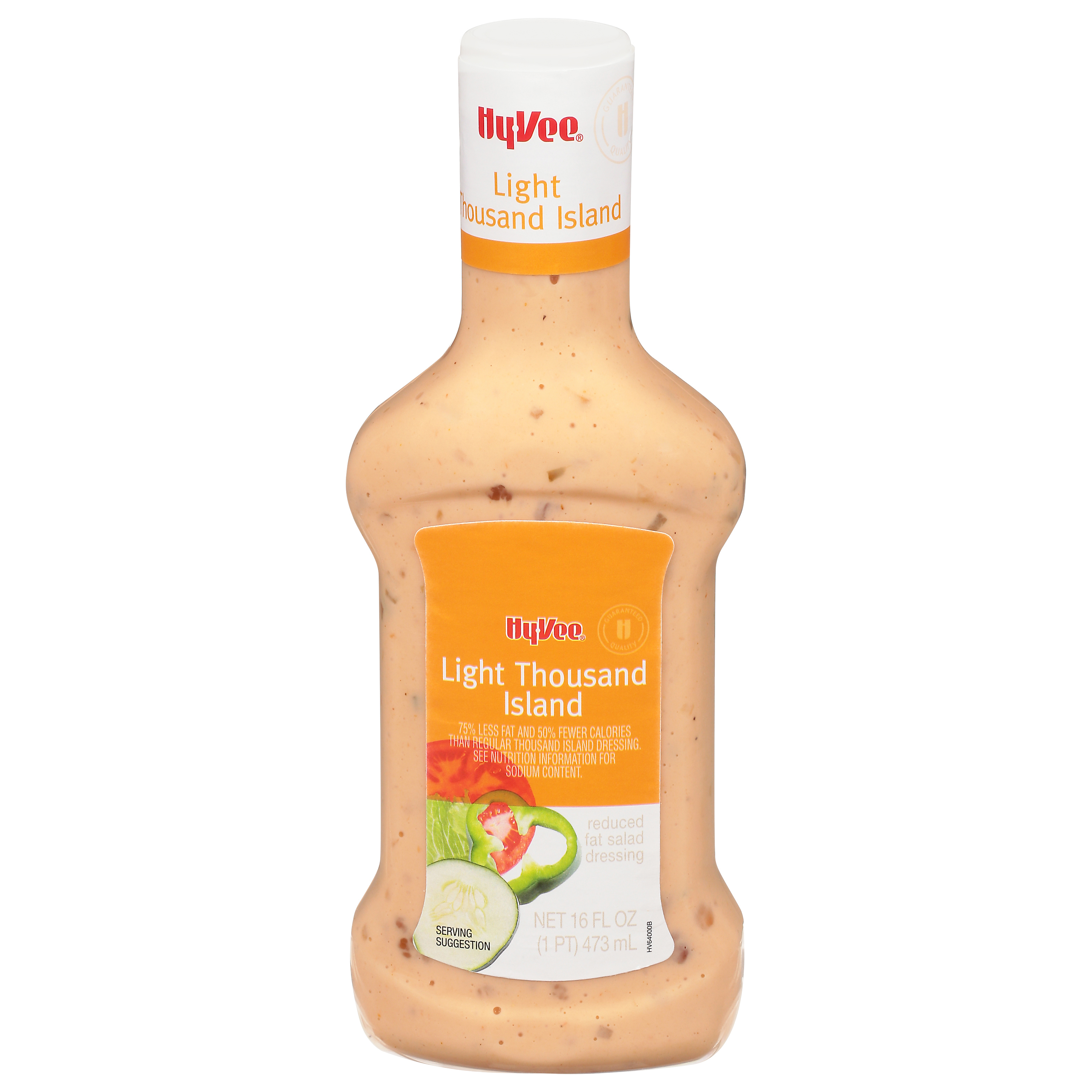 HyVee Light Reduced Fat Thousand Island Salad Dressing 16 fl oz