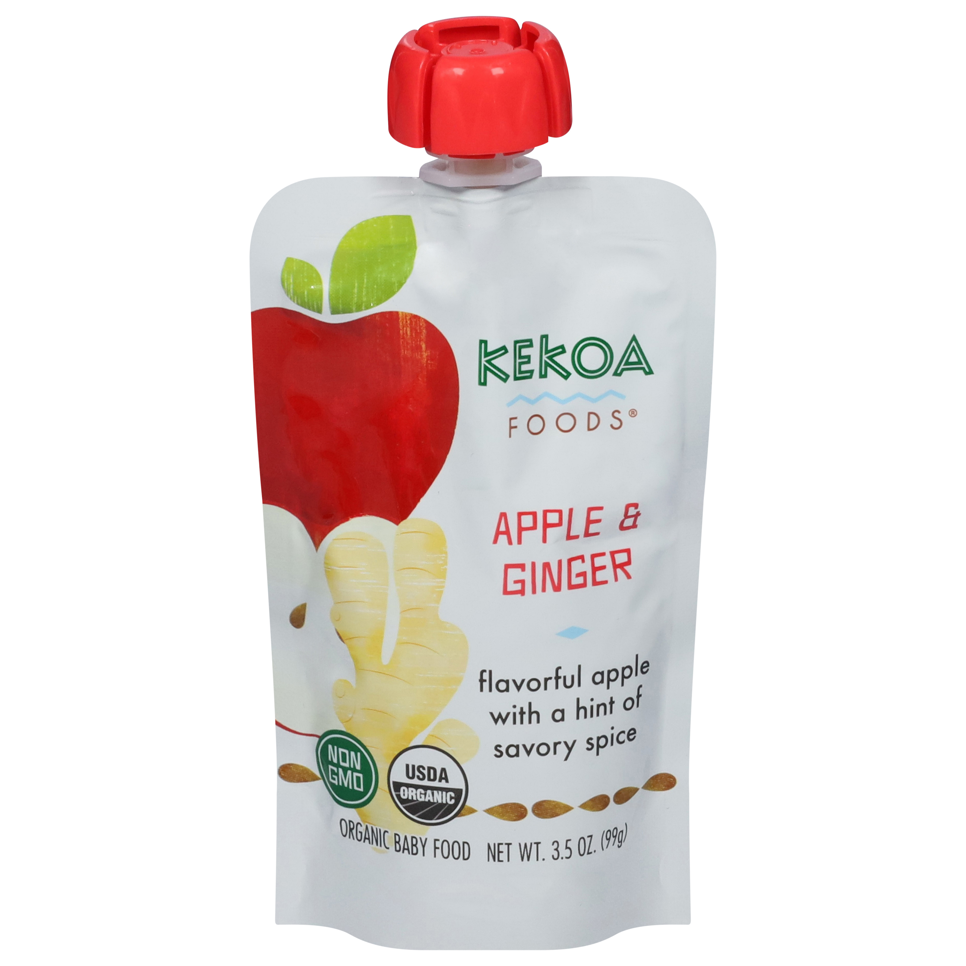 Kekoa Foods Organic Apple & Ginger Baby Food