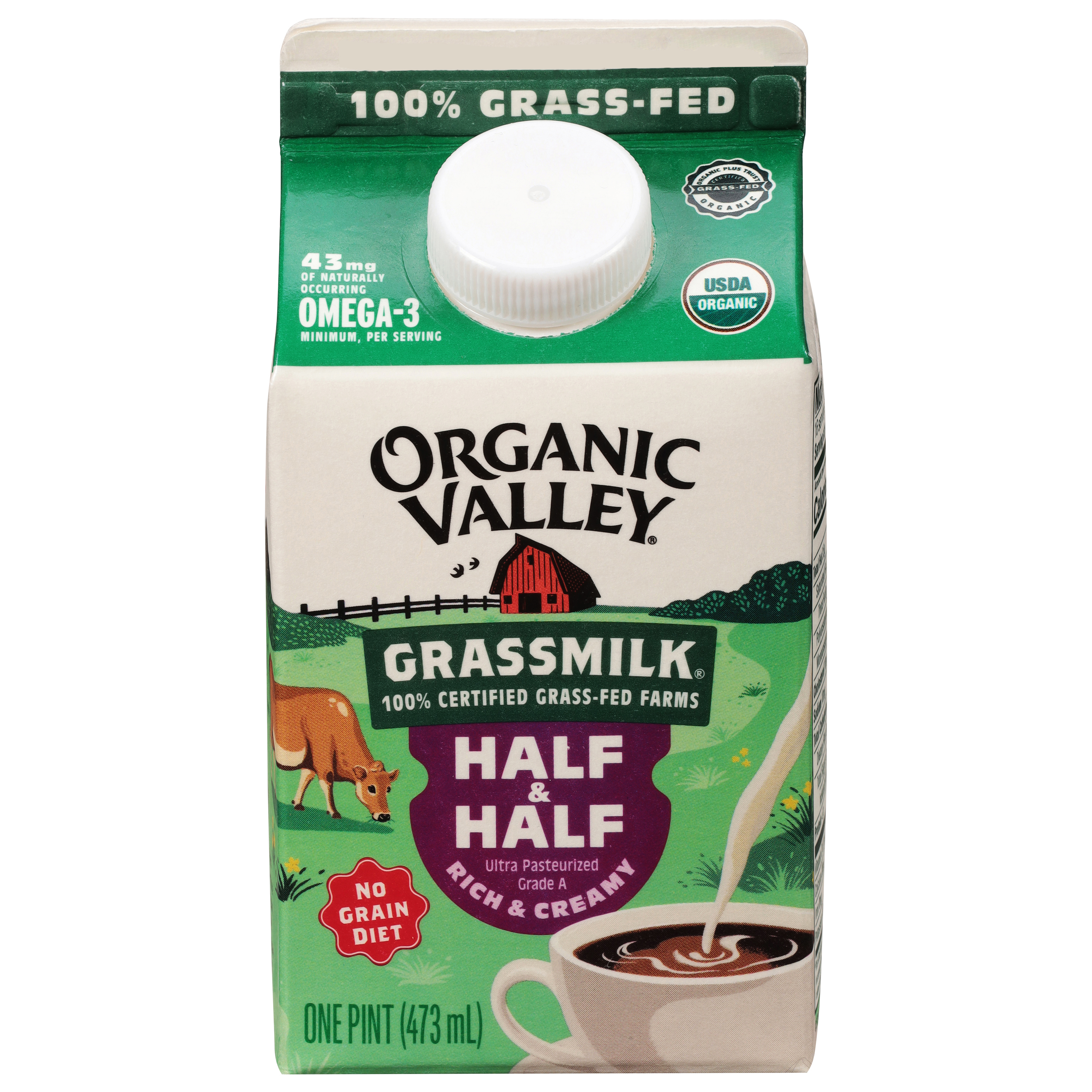 Organic Valley Grassmilk Half & Half