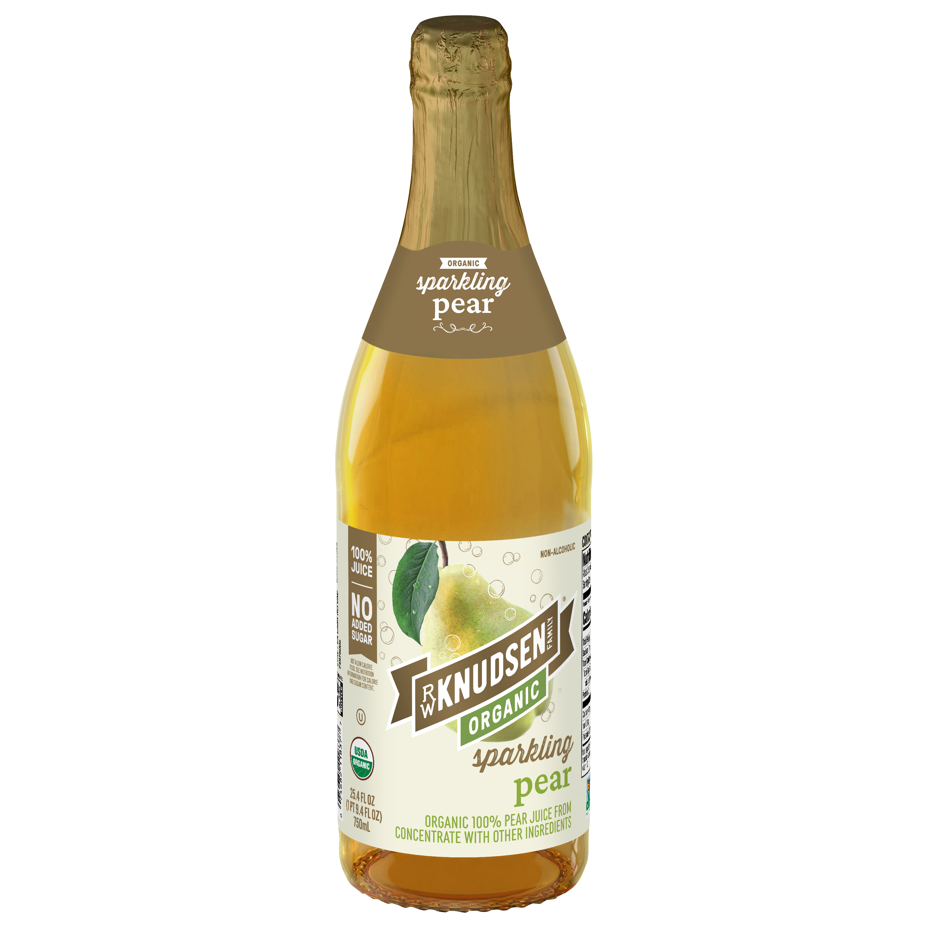 RW Knudsen Family Organic Sparkling 100% Pear Juice
