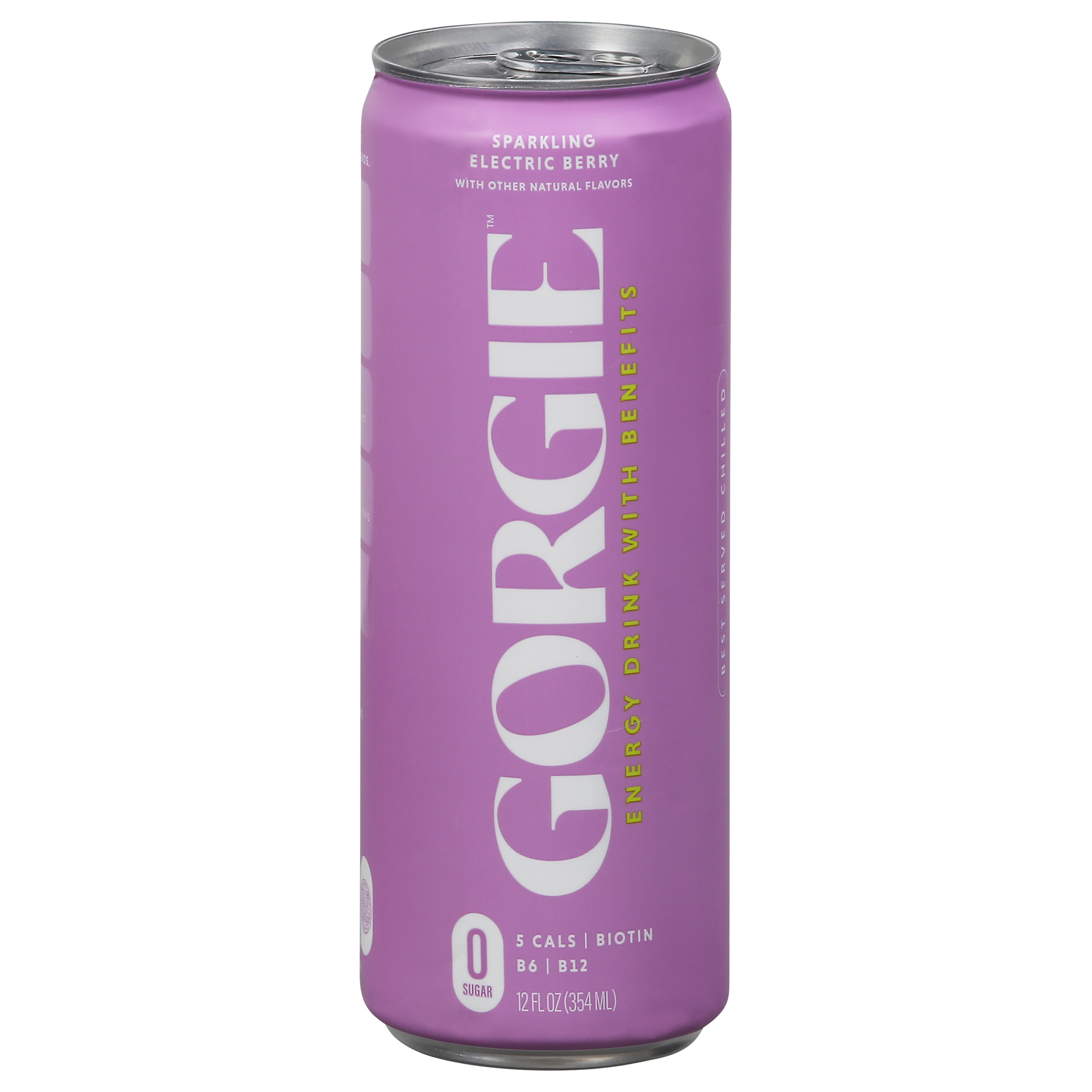 Gorgie Sparkling Electric Berry Energy Drink with Benefits