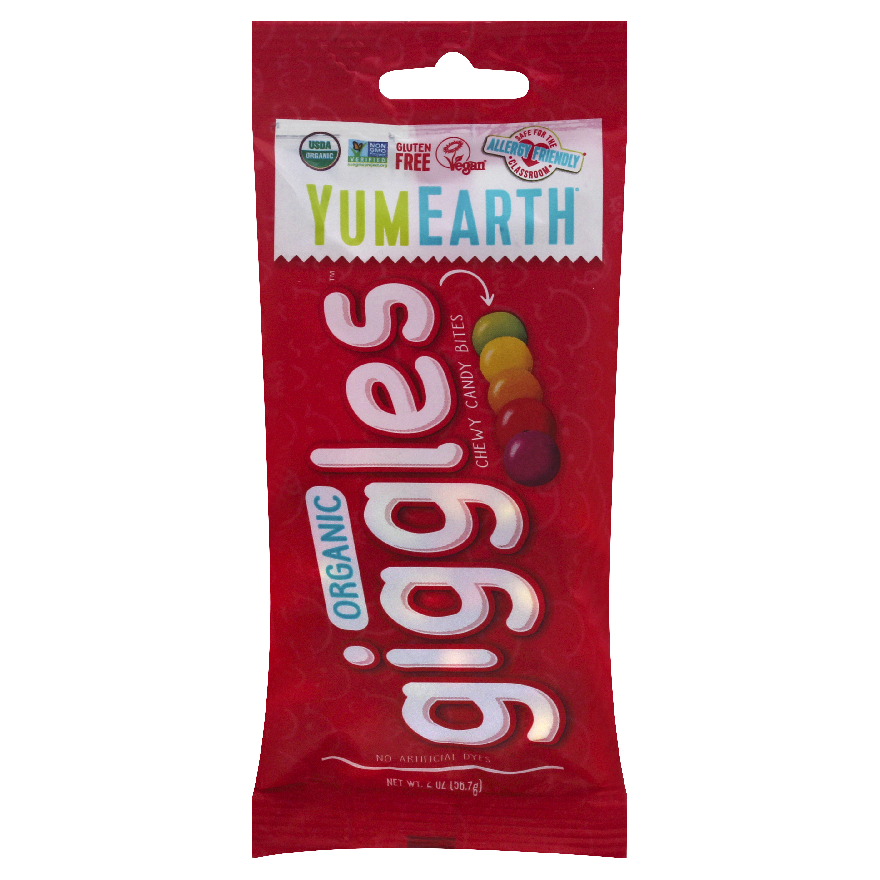 YumEarth Giggles Organic Chewy Candy Bites