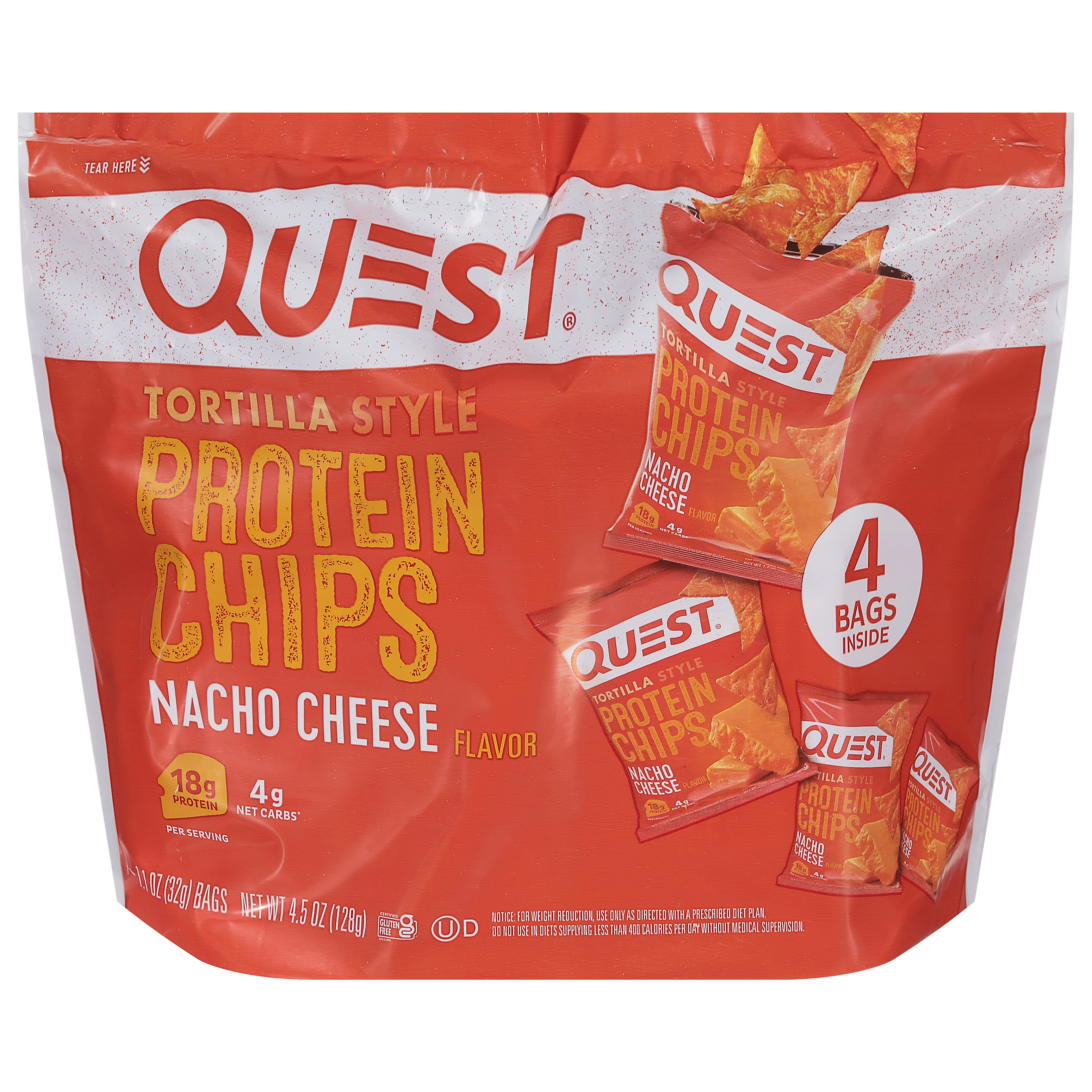 Quest Tortilla Style Nacho Cheese Flavor Protein Chips