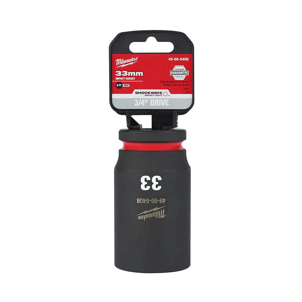 SHOCKWAVE Impact Duty 3/4" Drive 33MM Deep 6 Point Socket