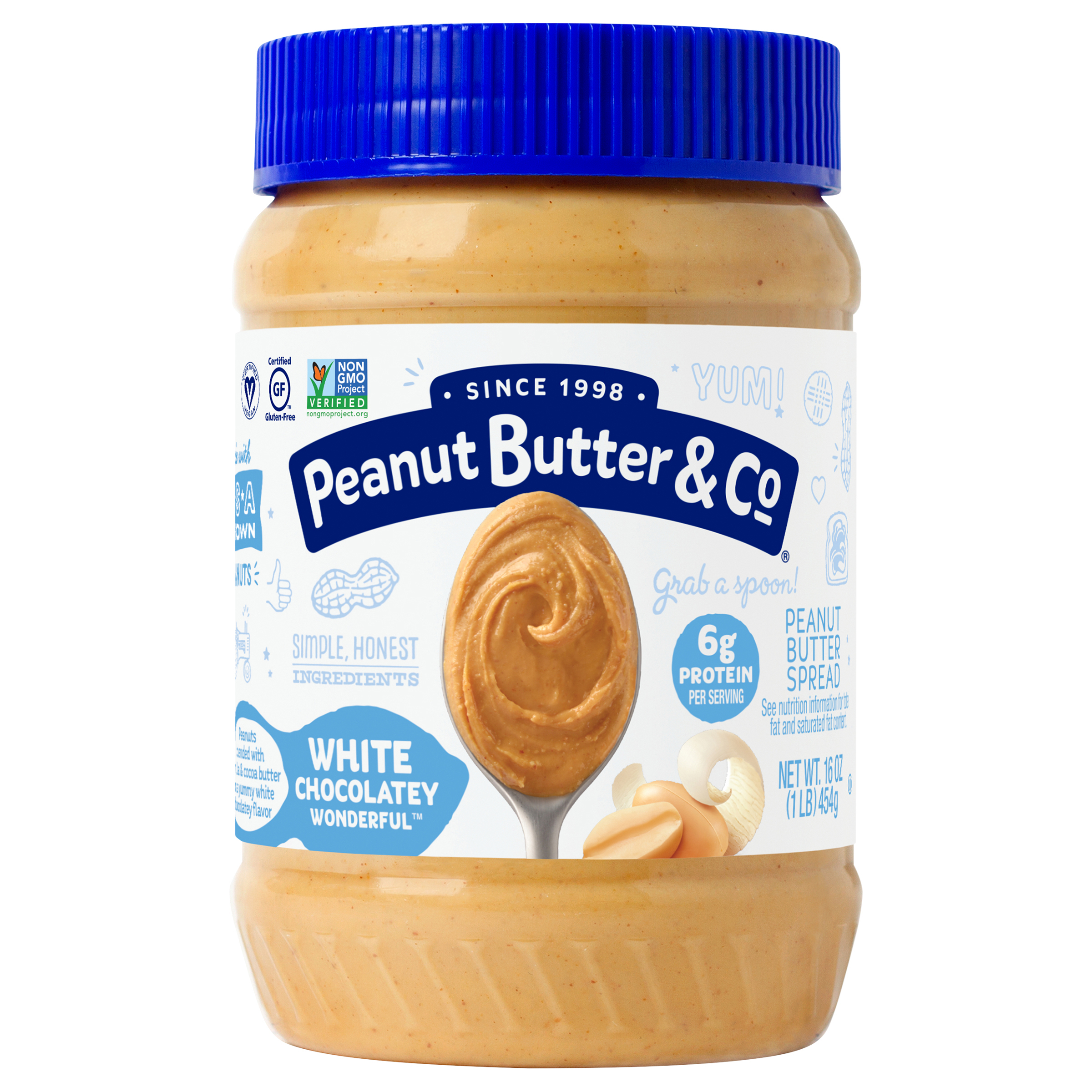 Peanut Butter & Co.® White Chocolatey Wonderful™ Peanut Butter Spread 16 oz. Jar
