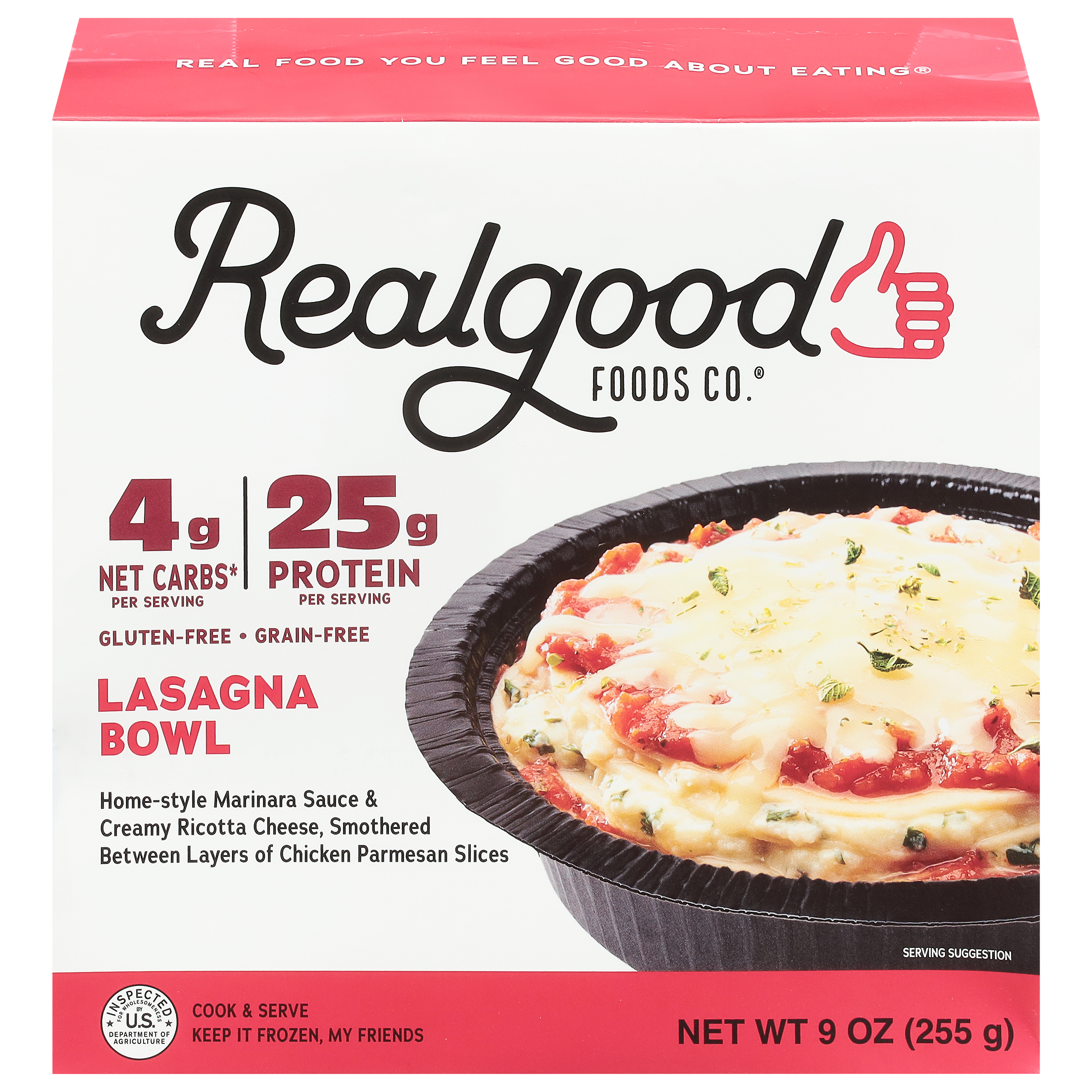 Realgood Foods Co. Lasagna Bowl