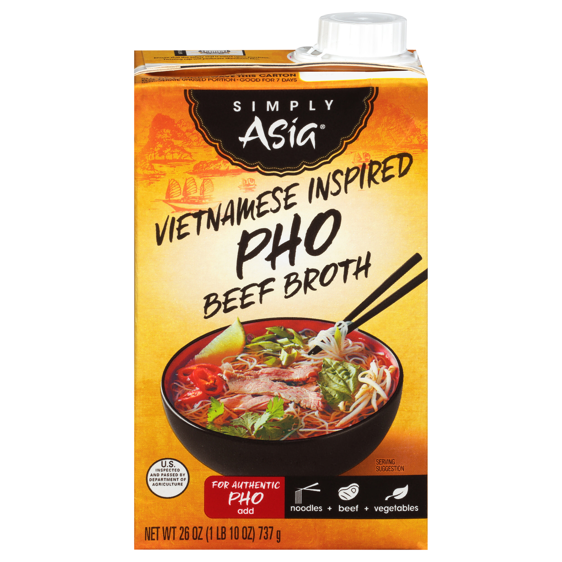 Simply Asia Vietnamese Inspired Pho Beef Broth,