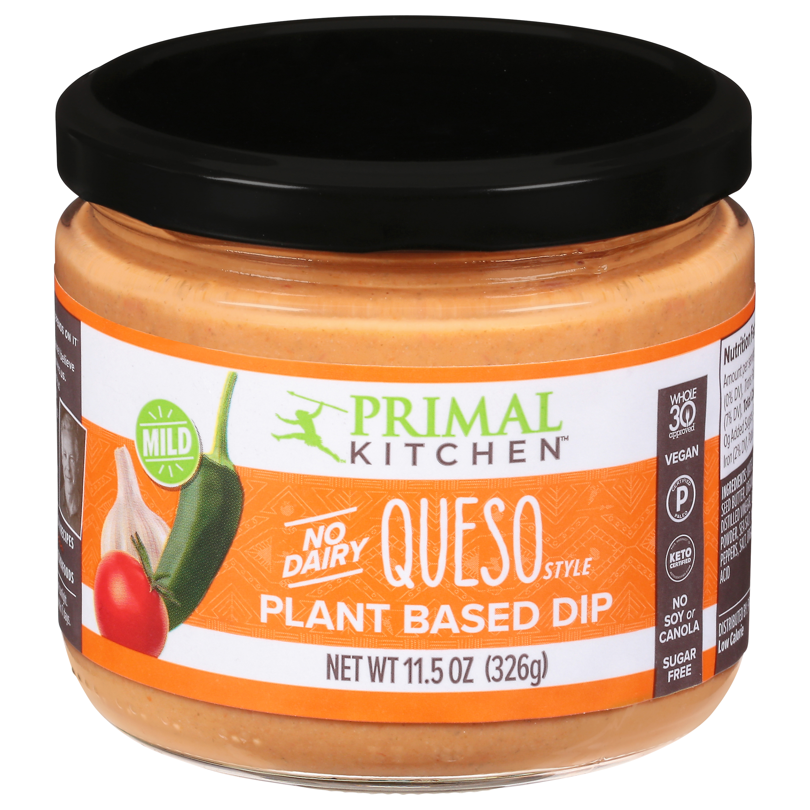 Primal Kitchen Mild No Dairy Queso Style Plant Based Dip
