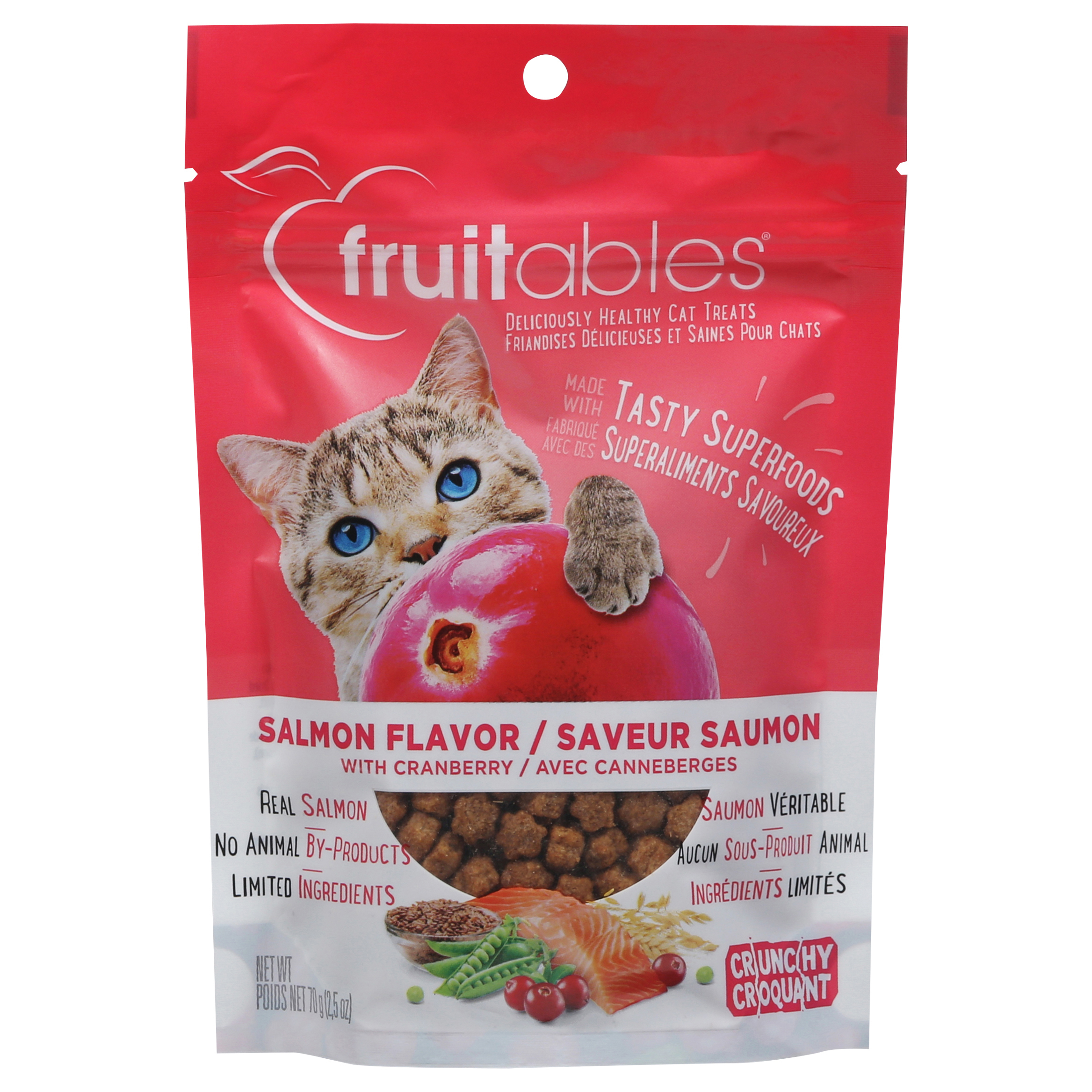 Fruitables Crunchy Salmon Flavor Cat Treats