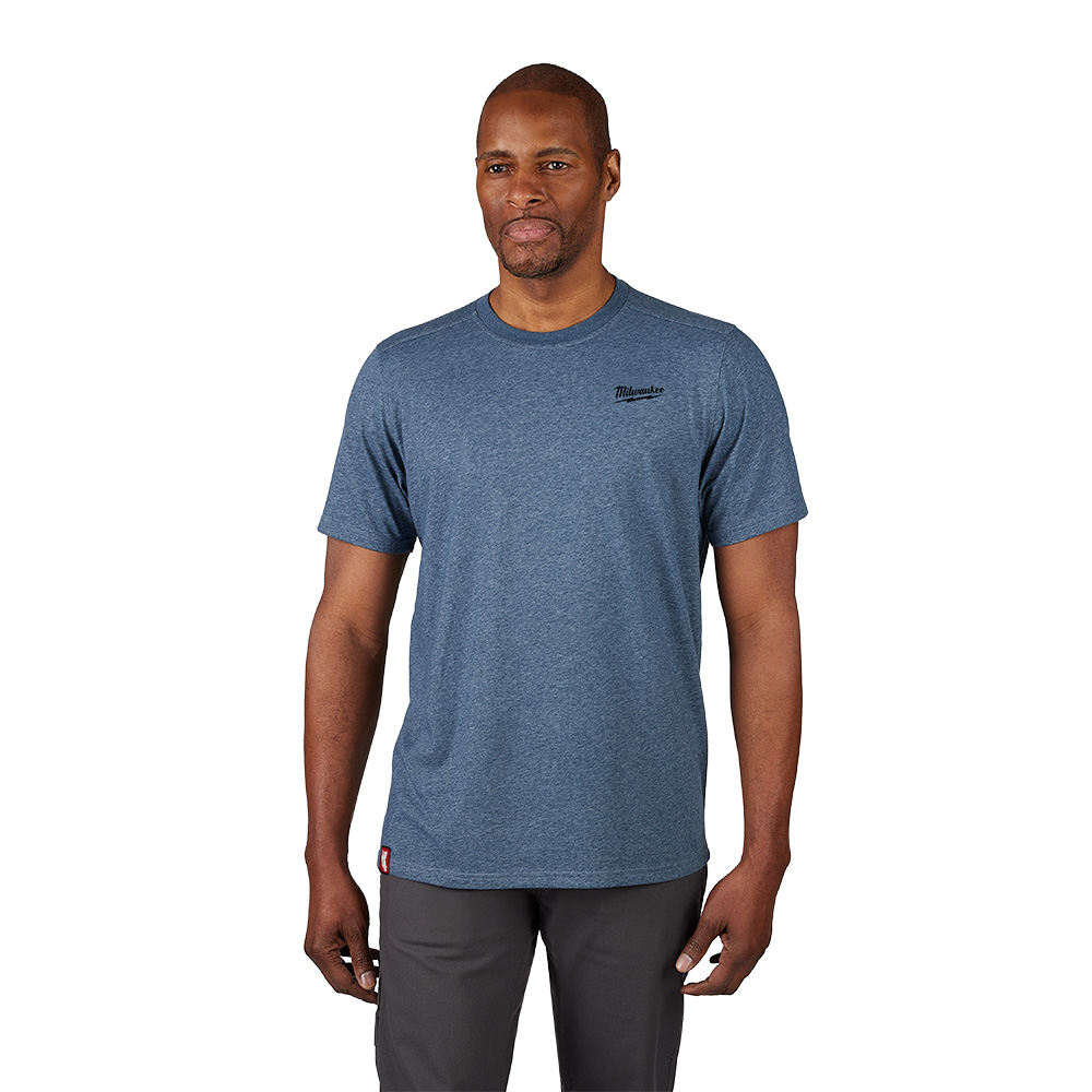FREEFLEX Hybrid Work Tee - Short Sleeve - Blue 3X