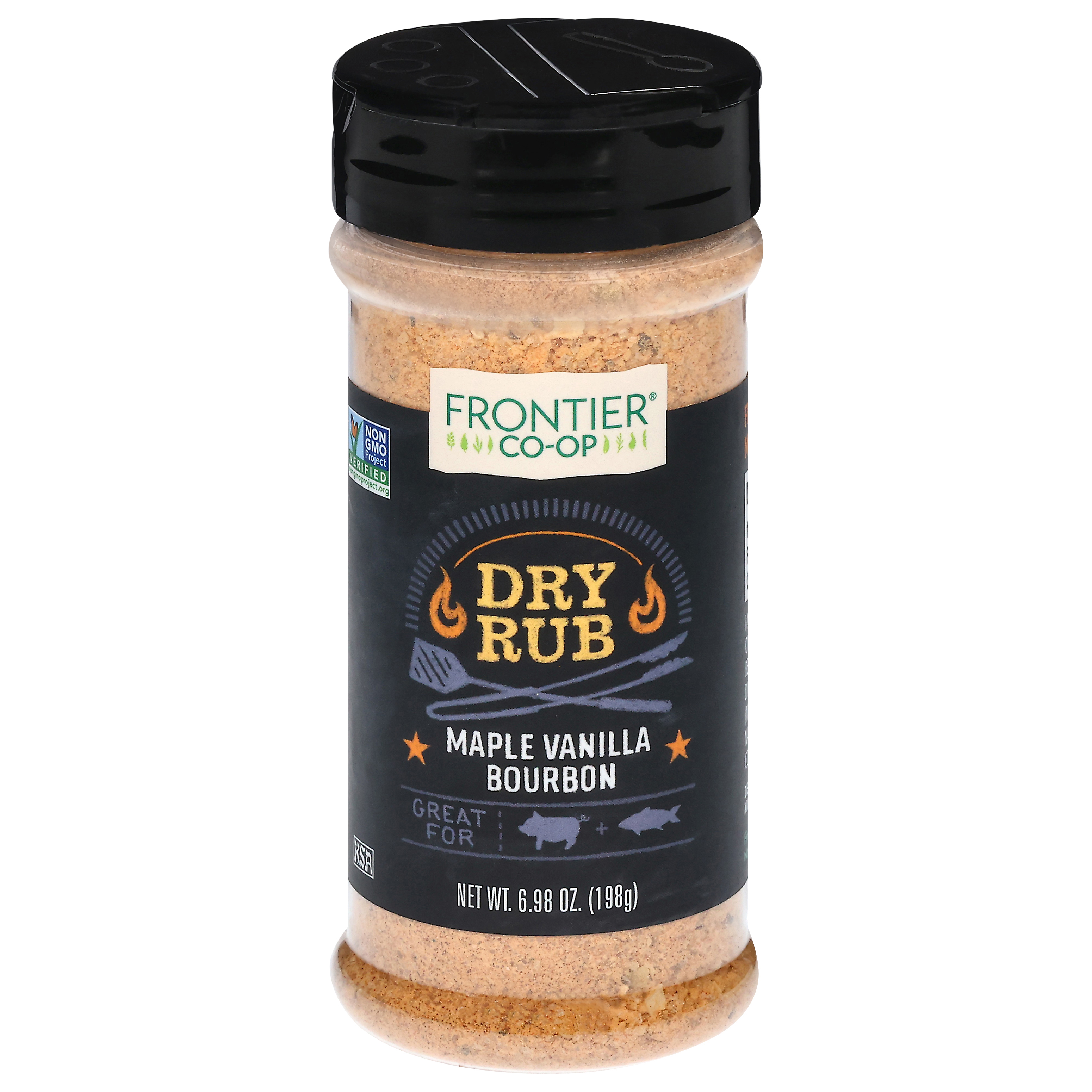 Frontier Co-op Maple Vanilla Bourbon Dry Rub