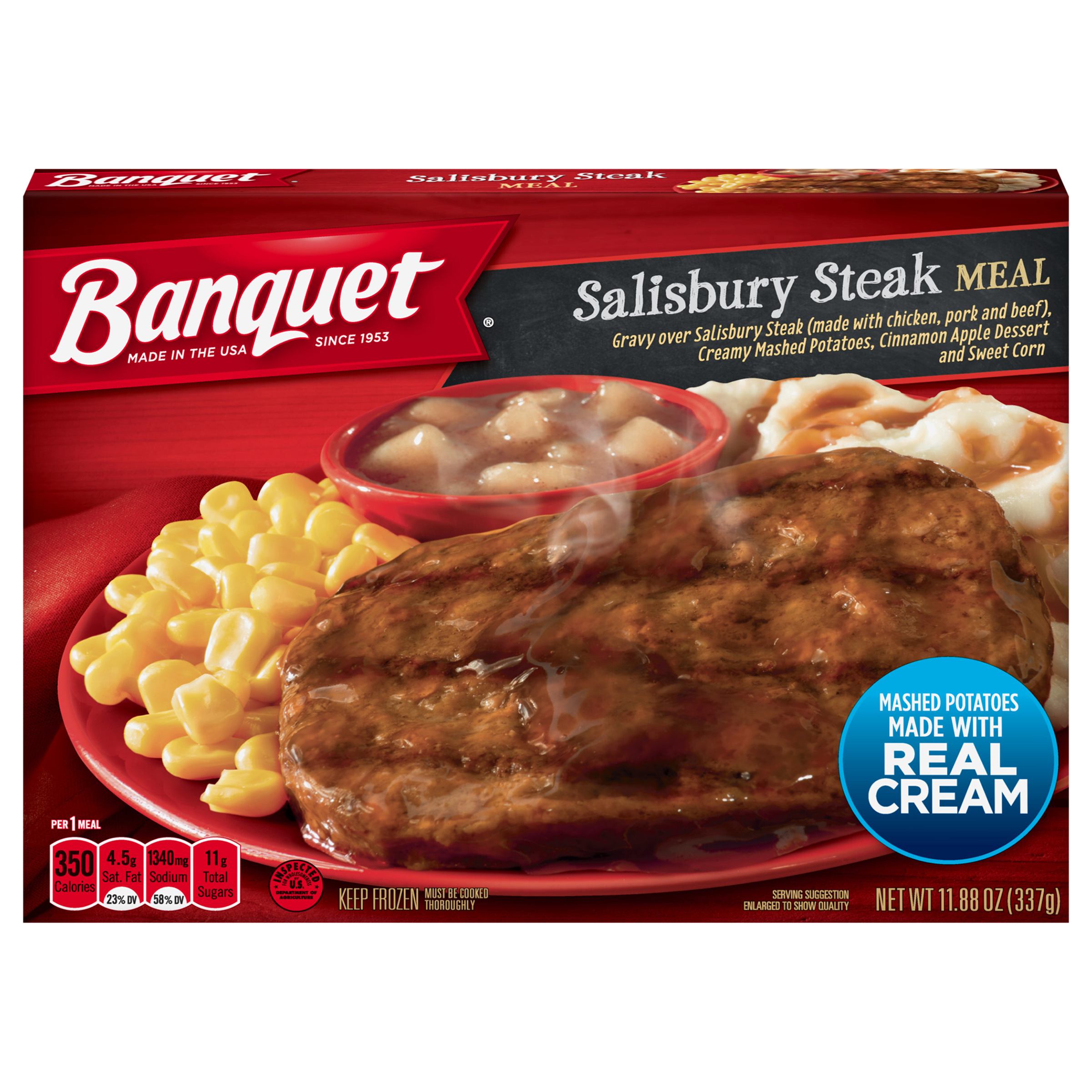 Banquet Salisbury Steak Meal 11.88 oz