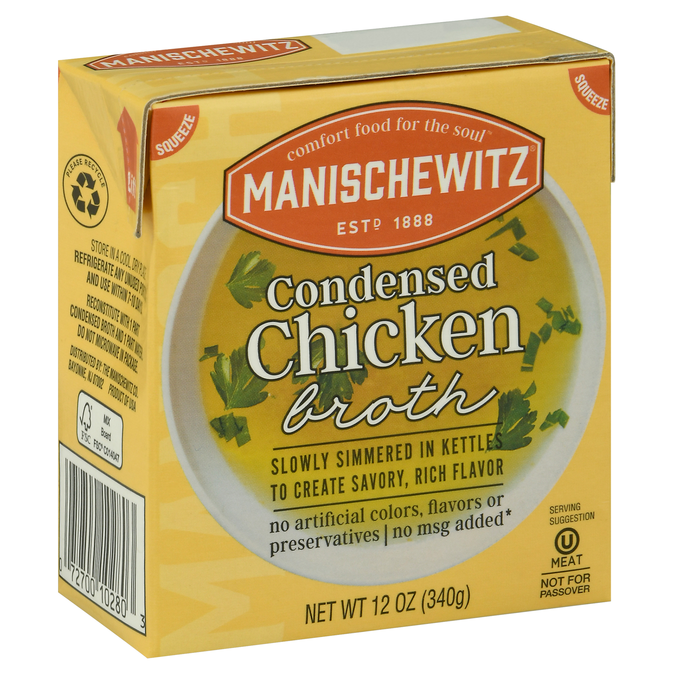 Manischewitz Condensed Chicken Broth