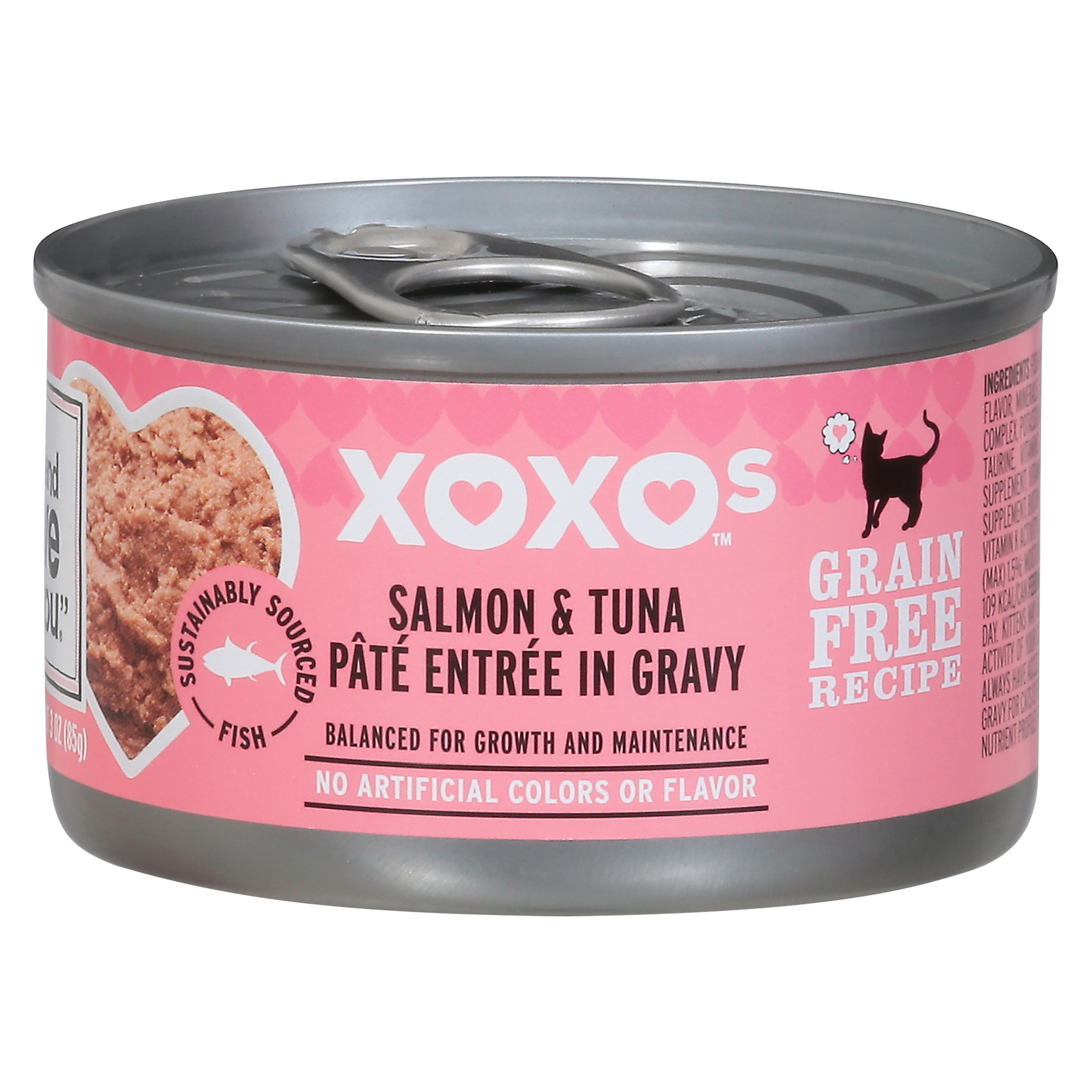 I and Love and You XOXOs Grain Free Recipe Salmon & Tuna Pate Entree in Gravy Cat Food