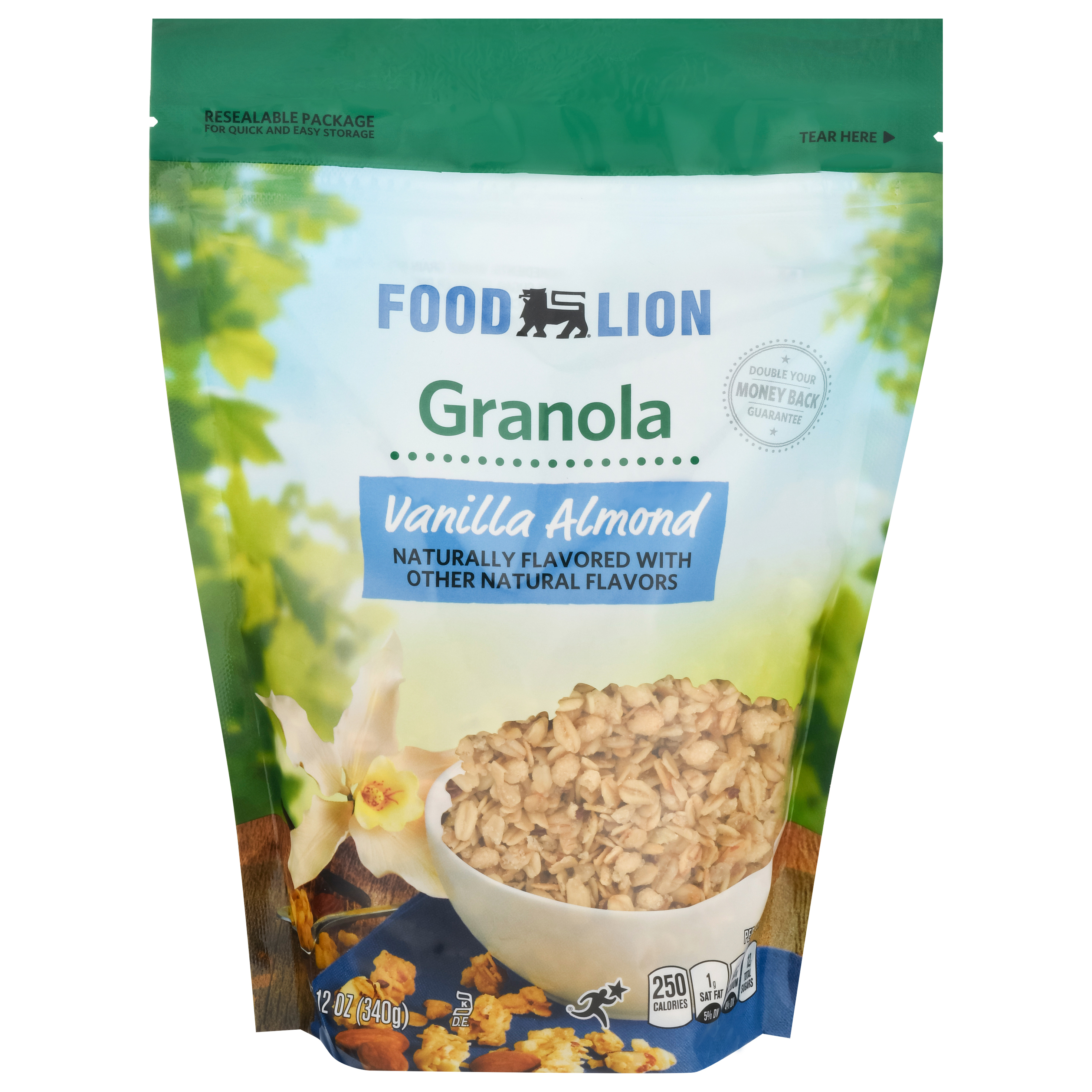 Food Lion Vanilla Almond Granola 12 oz
