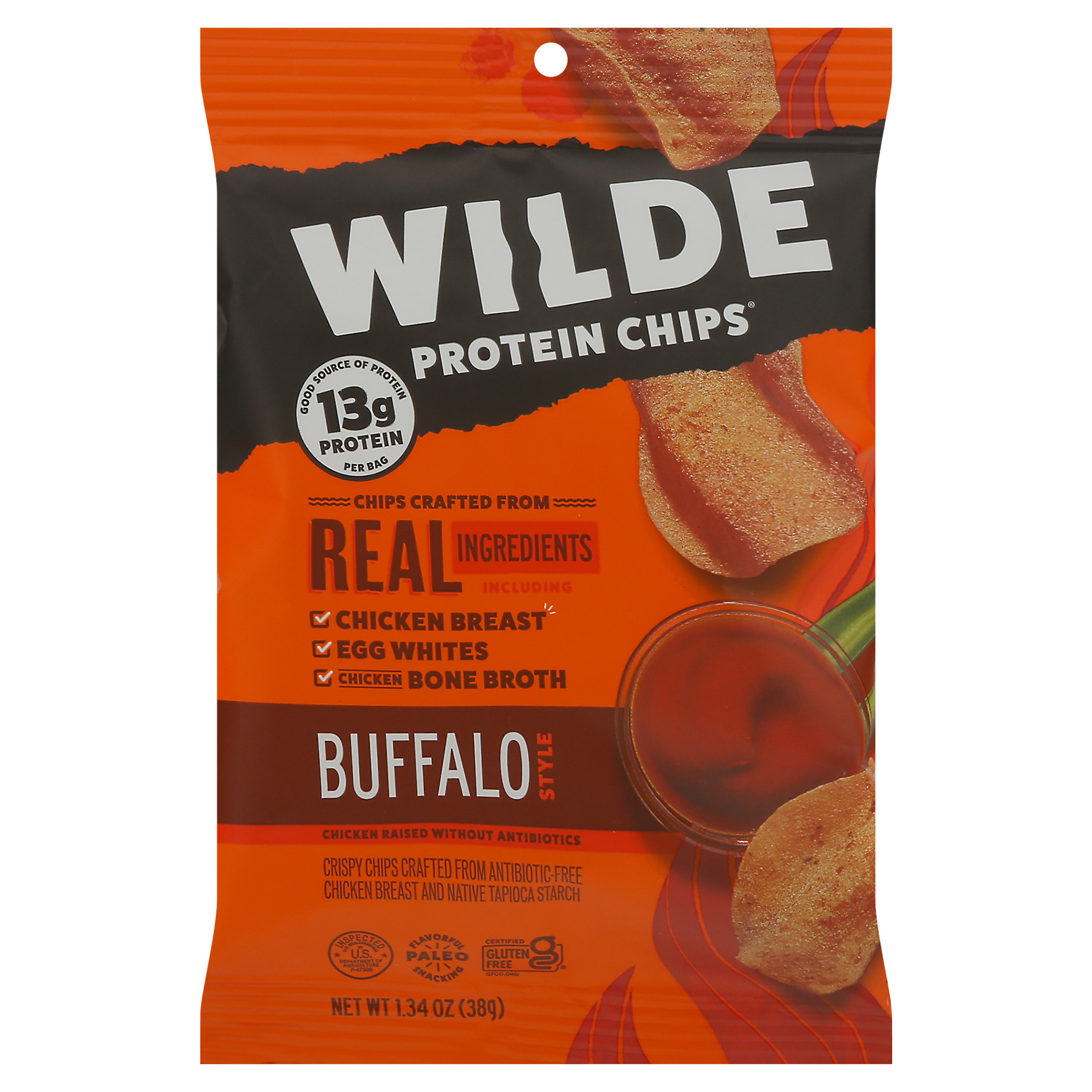Wilde Buffalo Style Protein Chips