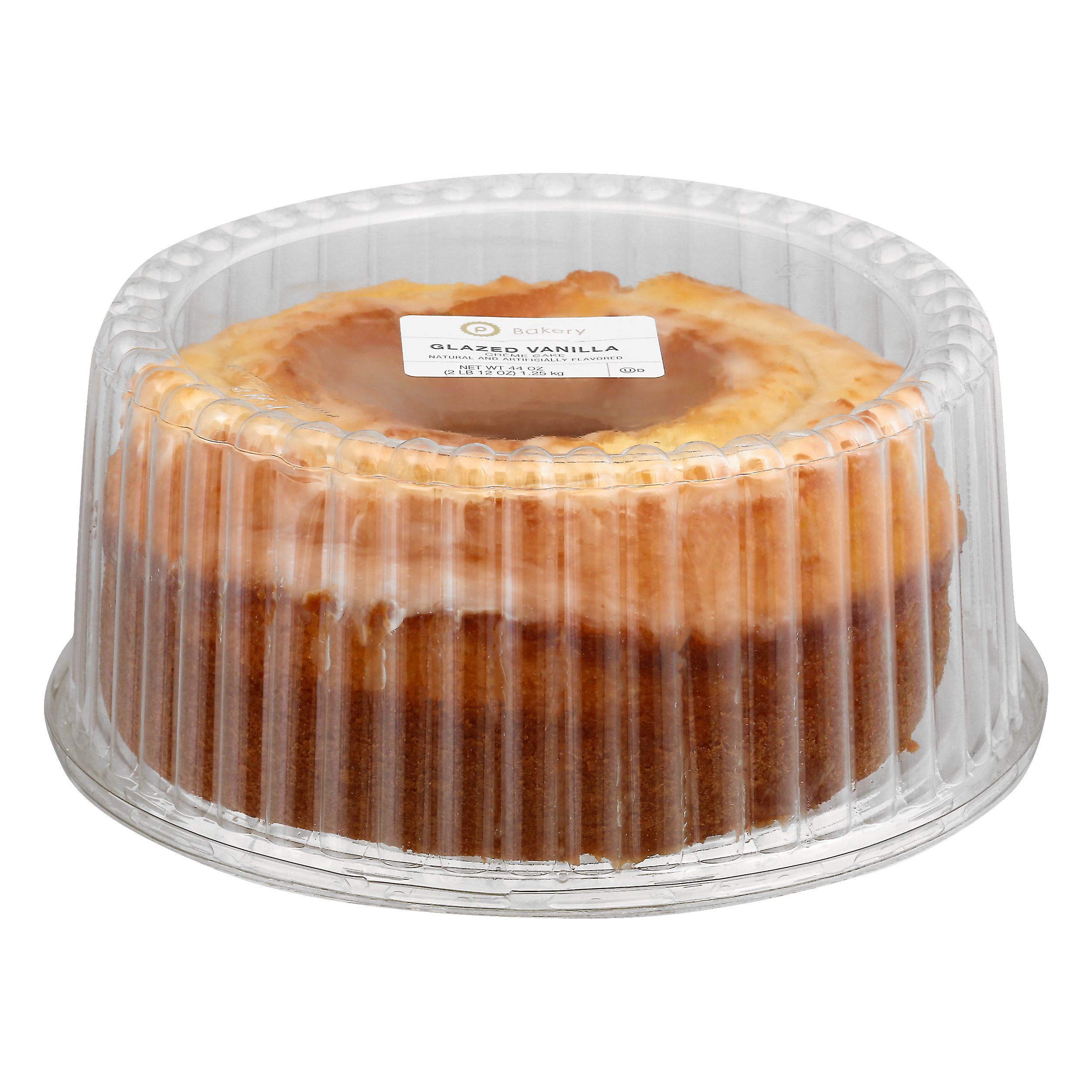 Publix Bakery Glazed Vanilla Creme Cake 44 oz TRAY