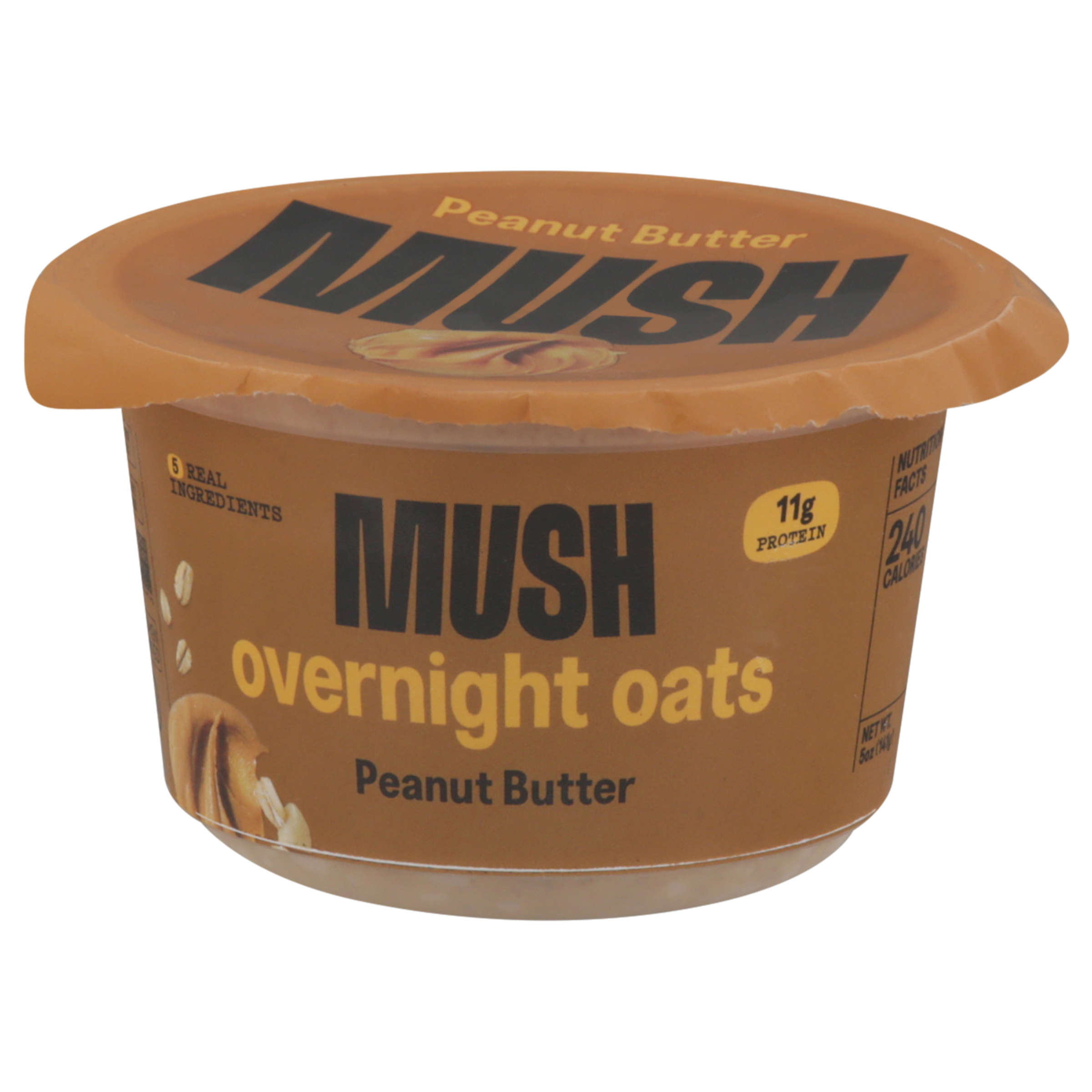 Mush Peanut Butter Overnight Oats