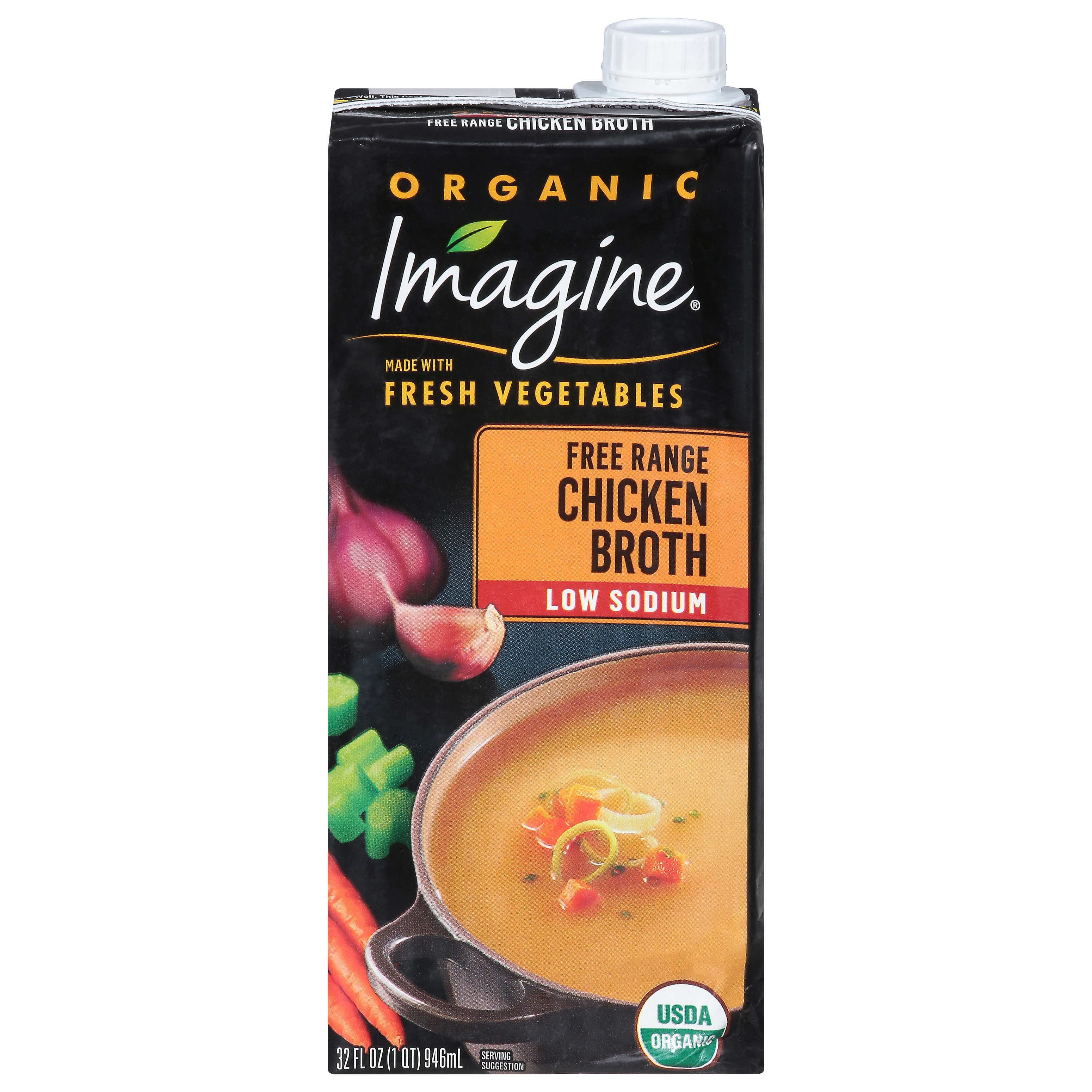 Imagine Low Sodium Organic Free Range Chicken Broth