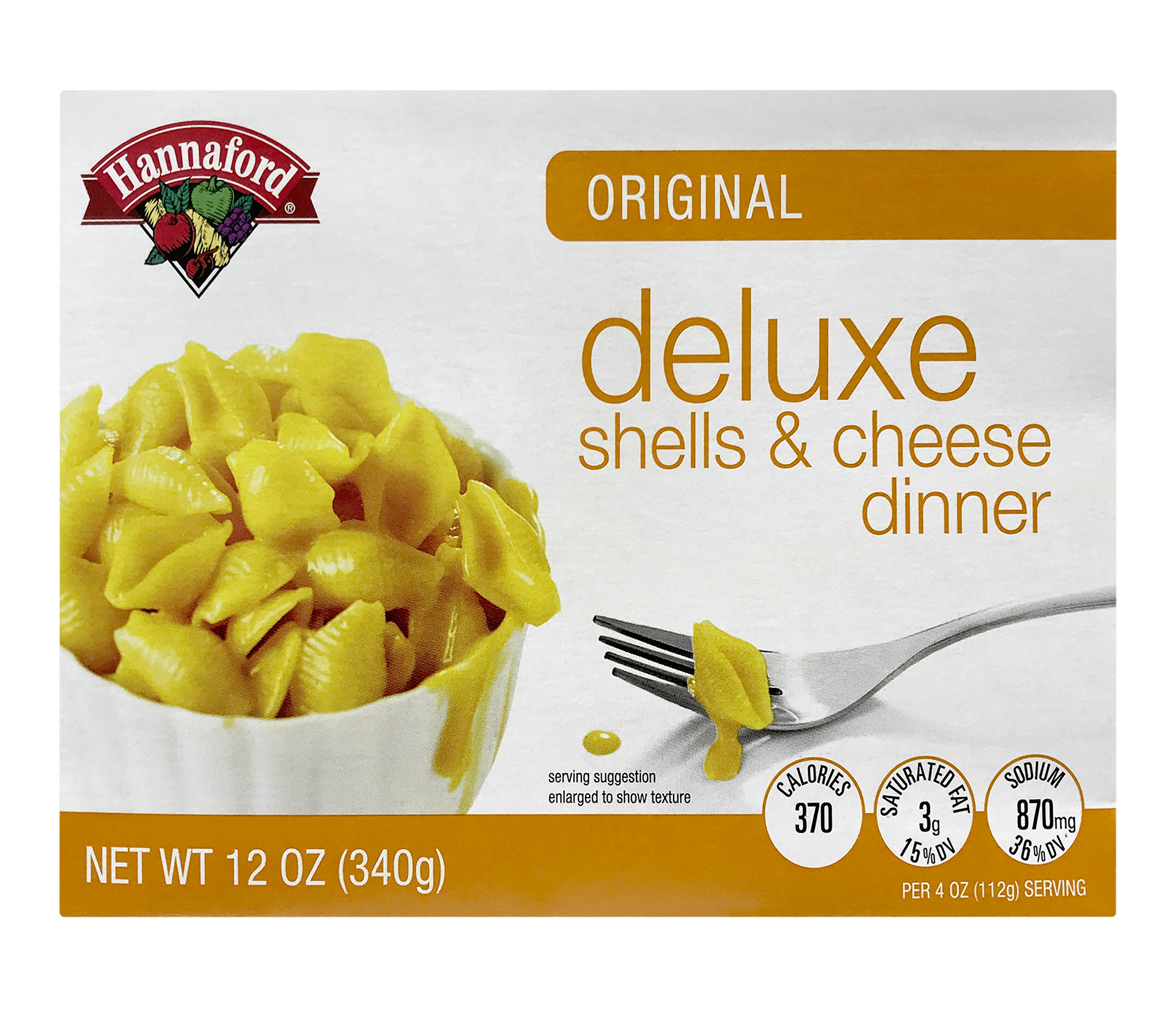 Hannaford Deluxe Shells & Cheese Dinner, Original