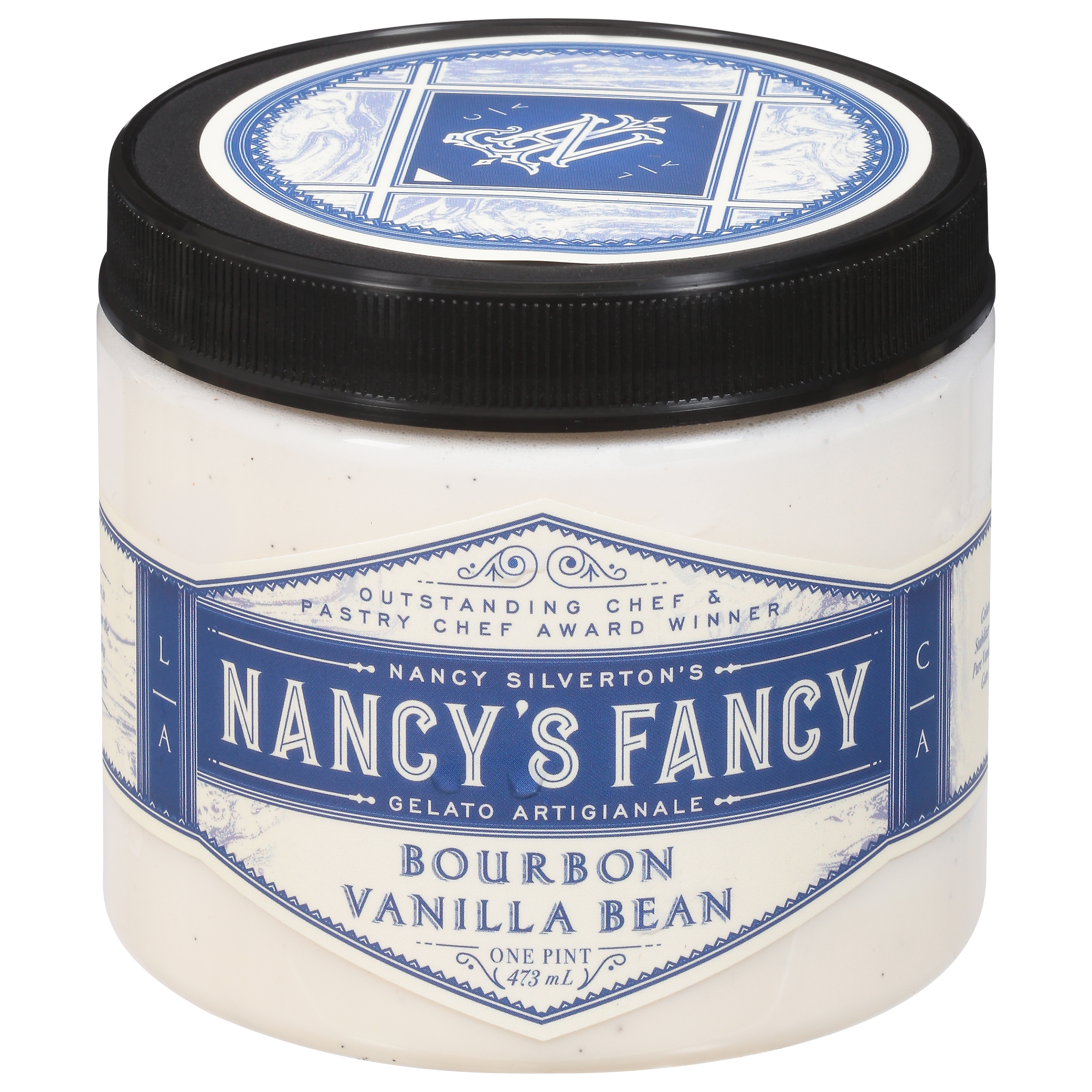 Nancy's Fancy Bourbon Vanilla Bean Gelato