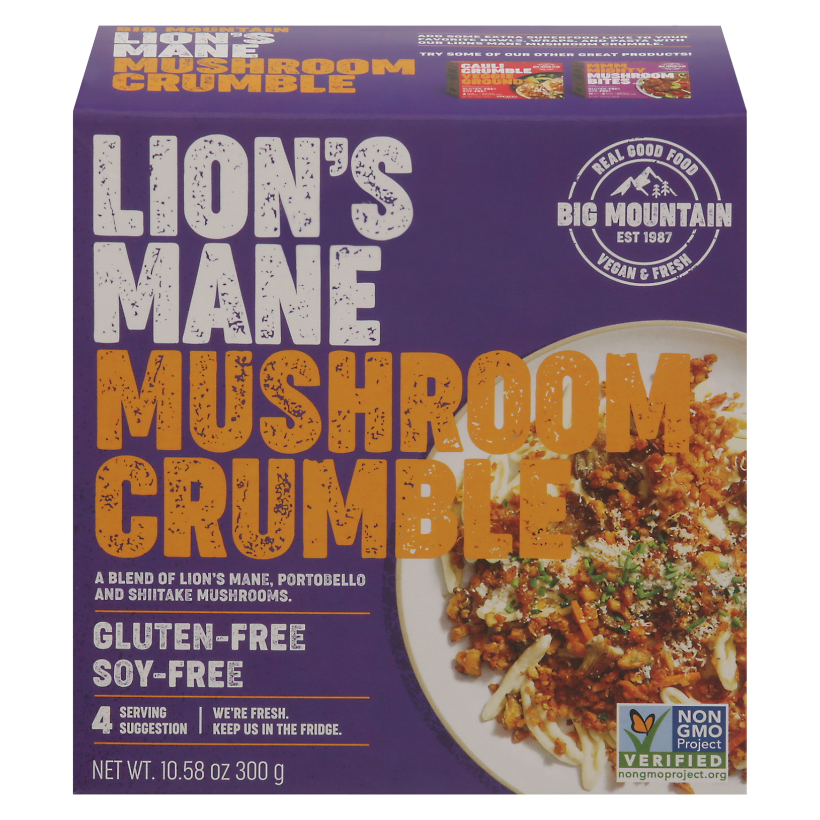 Big Mountain Lion's Mane Mushroom Crumble