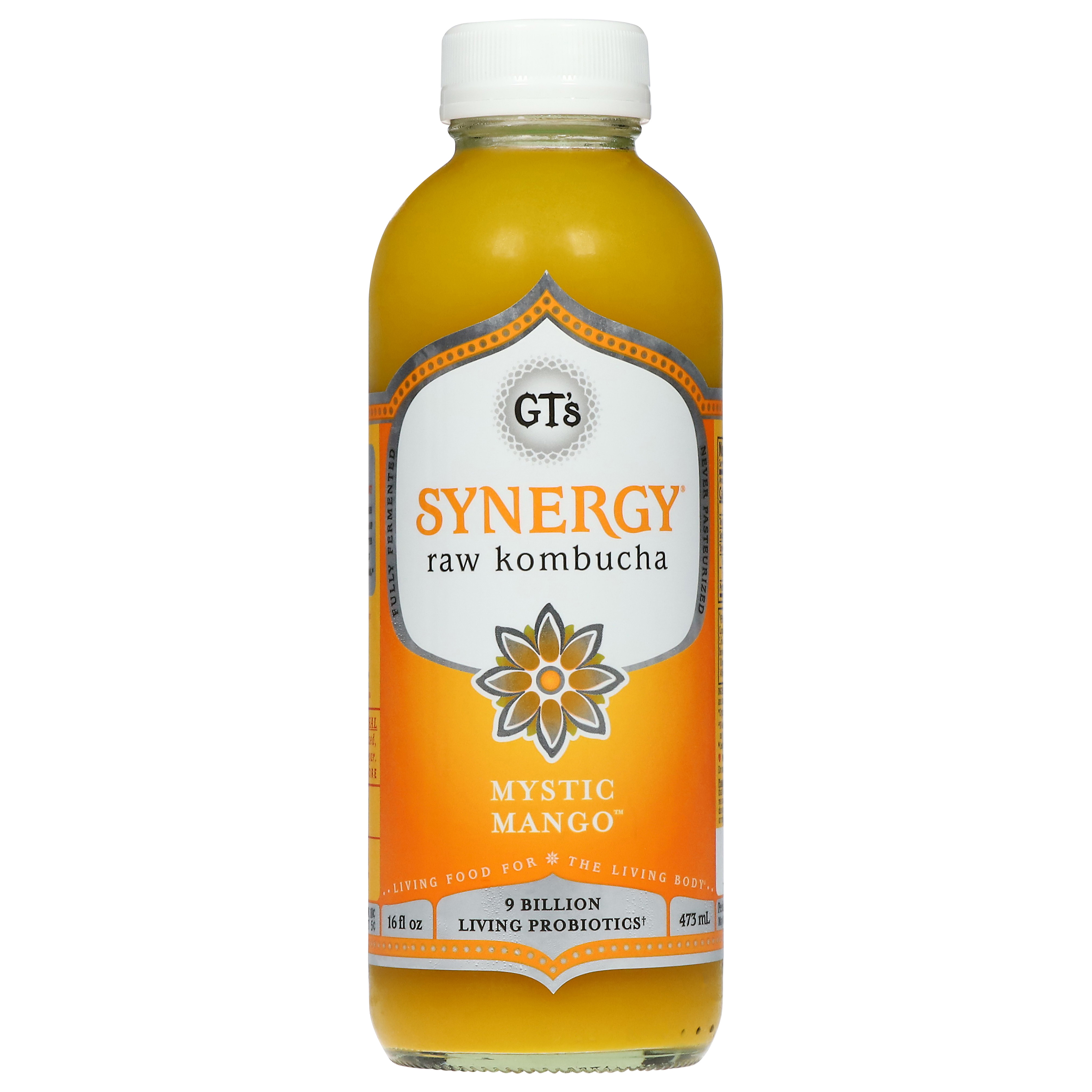 GT's Synergy Raw Mystic Mango Kombucha