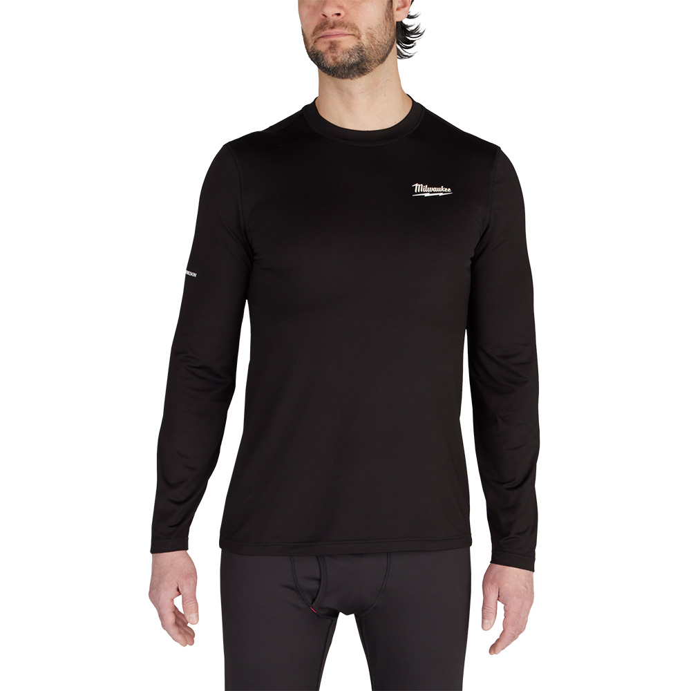 WORKSKIN Crew Neck Baselayer - Black M