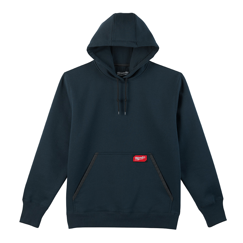 Heavy Duty Pullover Hoodie - Blue M Image
