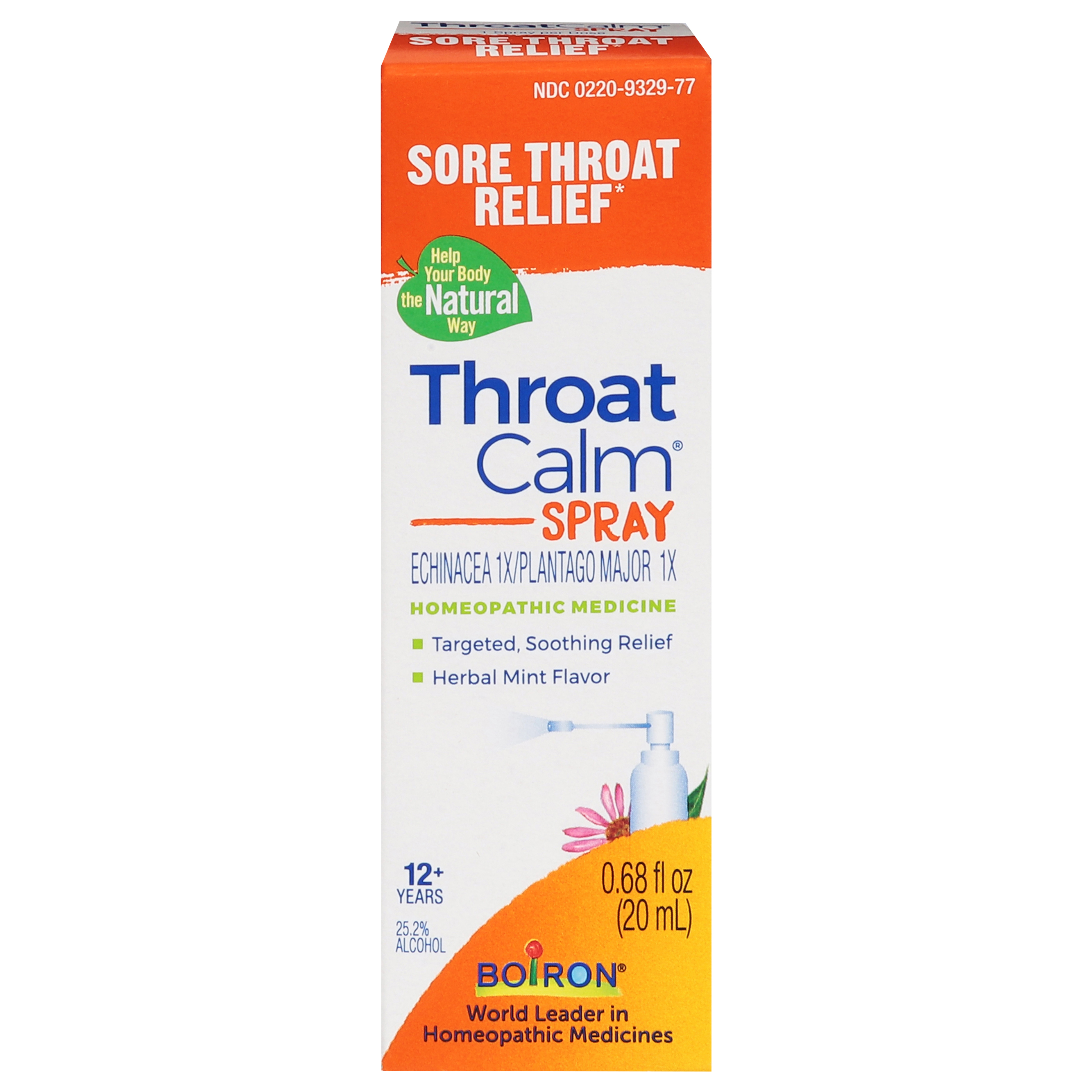 Boiron Sore Throat Relief Throat Calm Spray